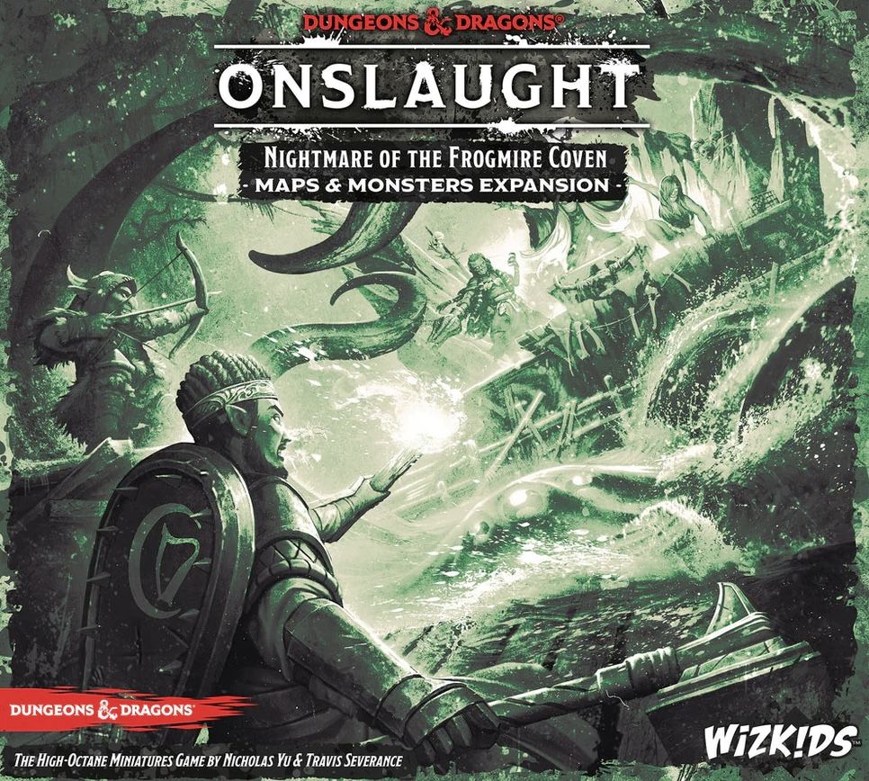 Dungeons & Dragons: Onslaught – Nightmare of the Frogmire Coven: Maps & Monsters Expansion doboz