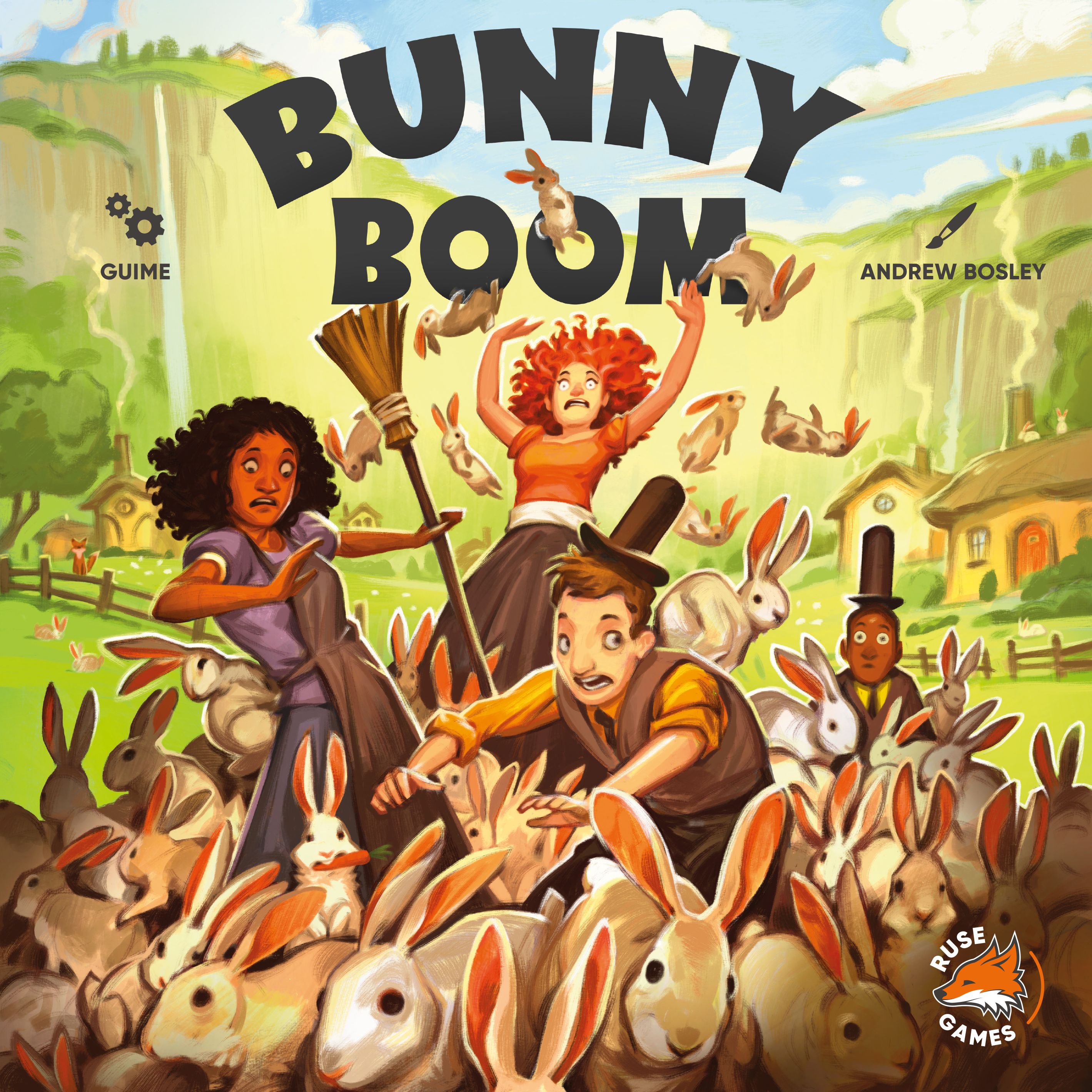 Bunny Boom box art