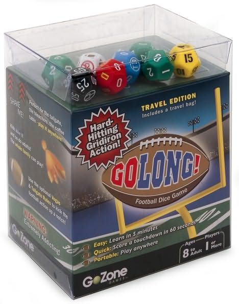 GoLong Football Dice Game box art