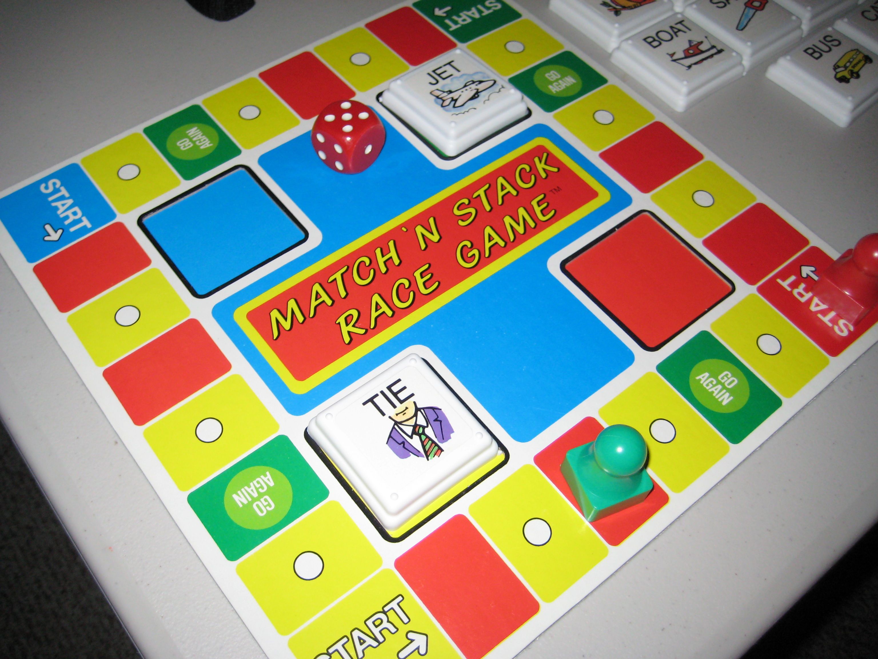 Match 'N Stack Race Game box art
