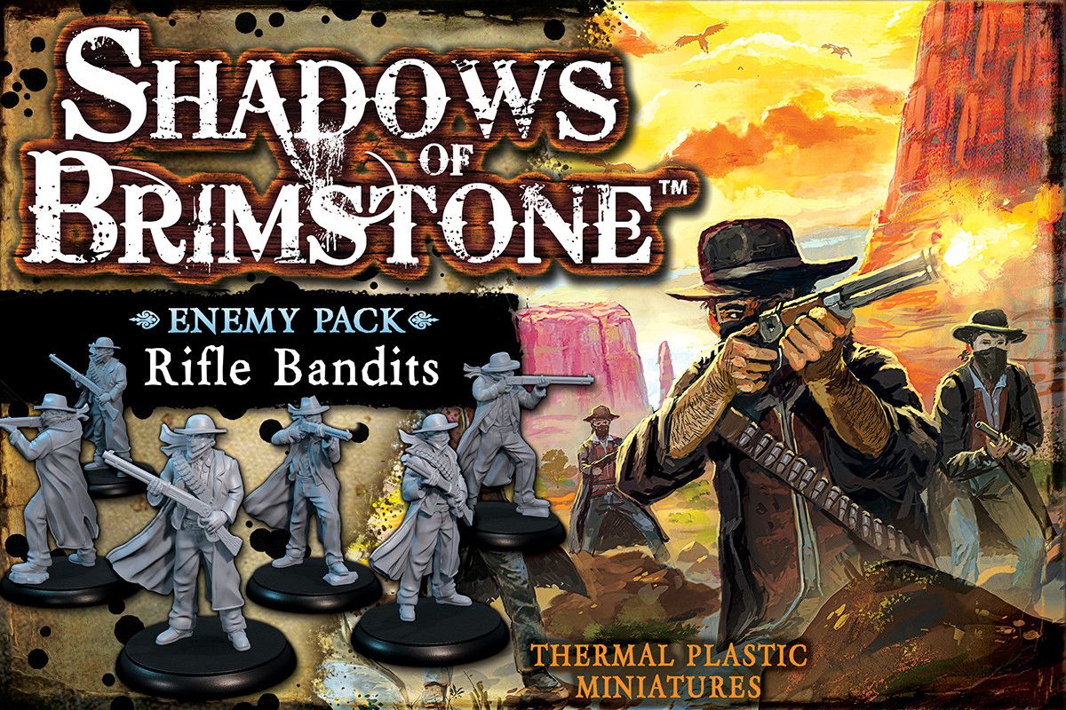 Shadows of Brimstone: Rifle Bandits Enemy Pack box art