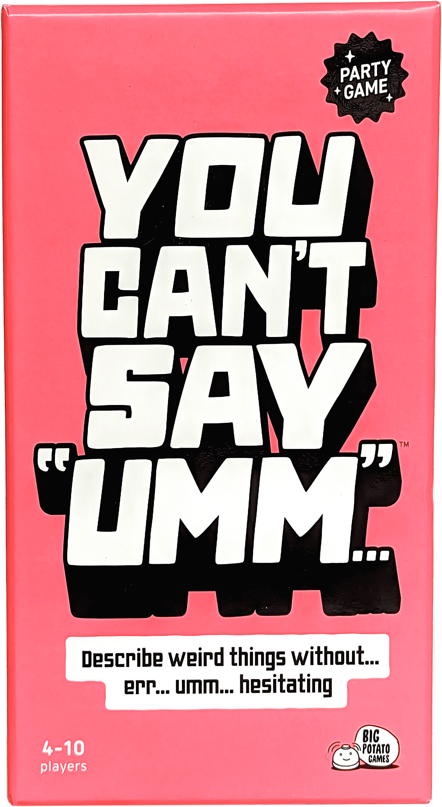 You Can't Say "Umm" box art
