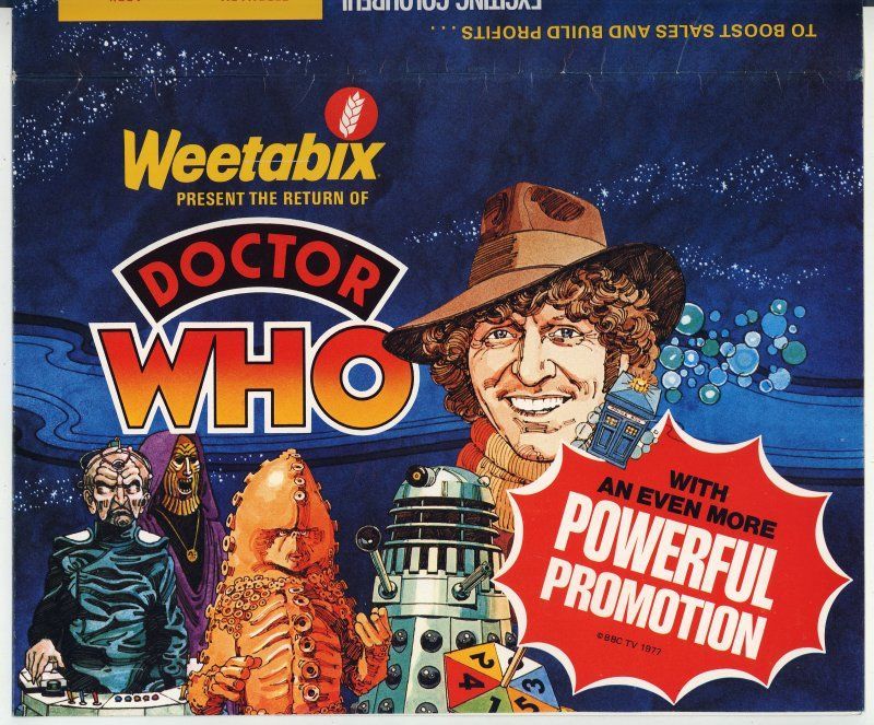 Doctor Who Weetabix Action Game box art