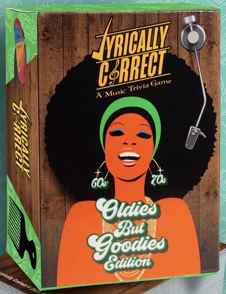 Lyrically Correct: A Music Trivia Game – 60's and 70's Oldies But Goodies Edition box art