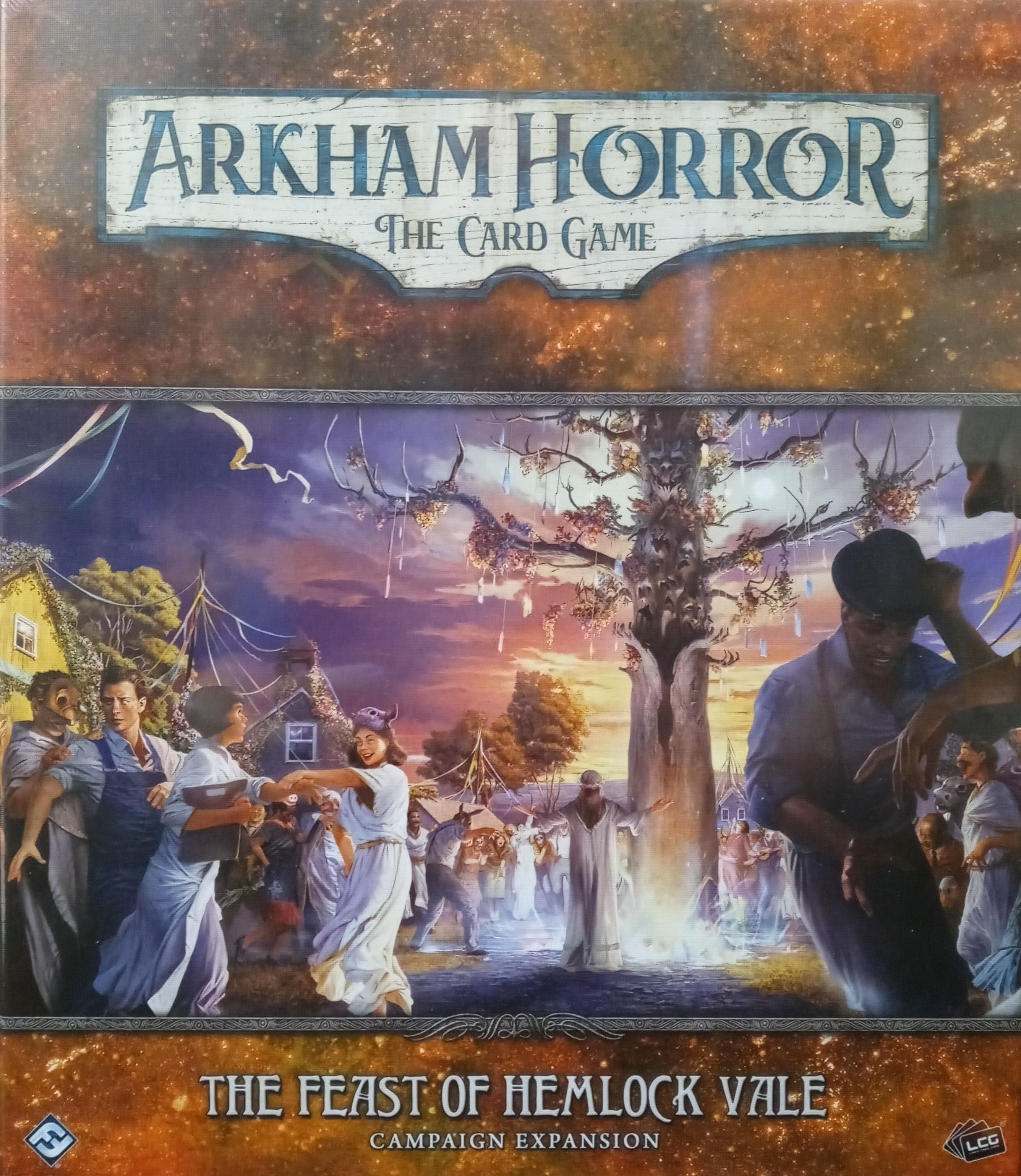Arkham Horror: The Card Game – The Feast of Hemlock Vale: Campaign Expansion box art