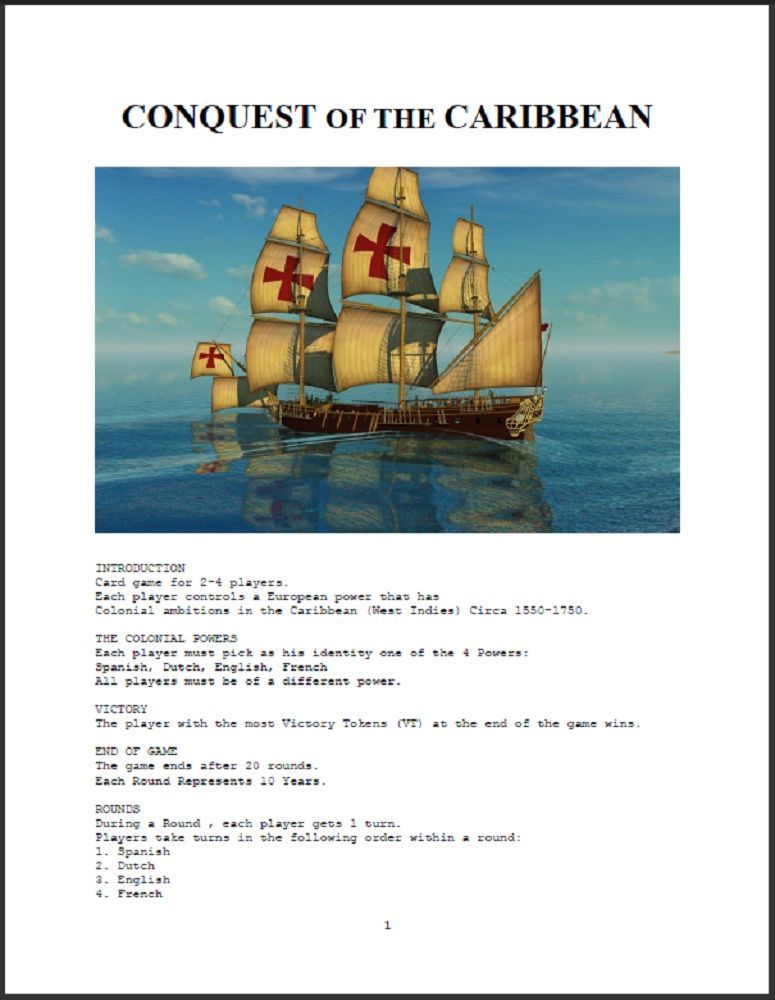 Coperta Conquest of the Caribbean