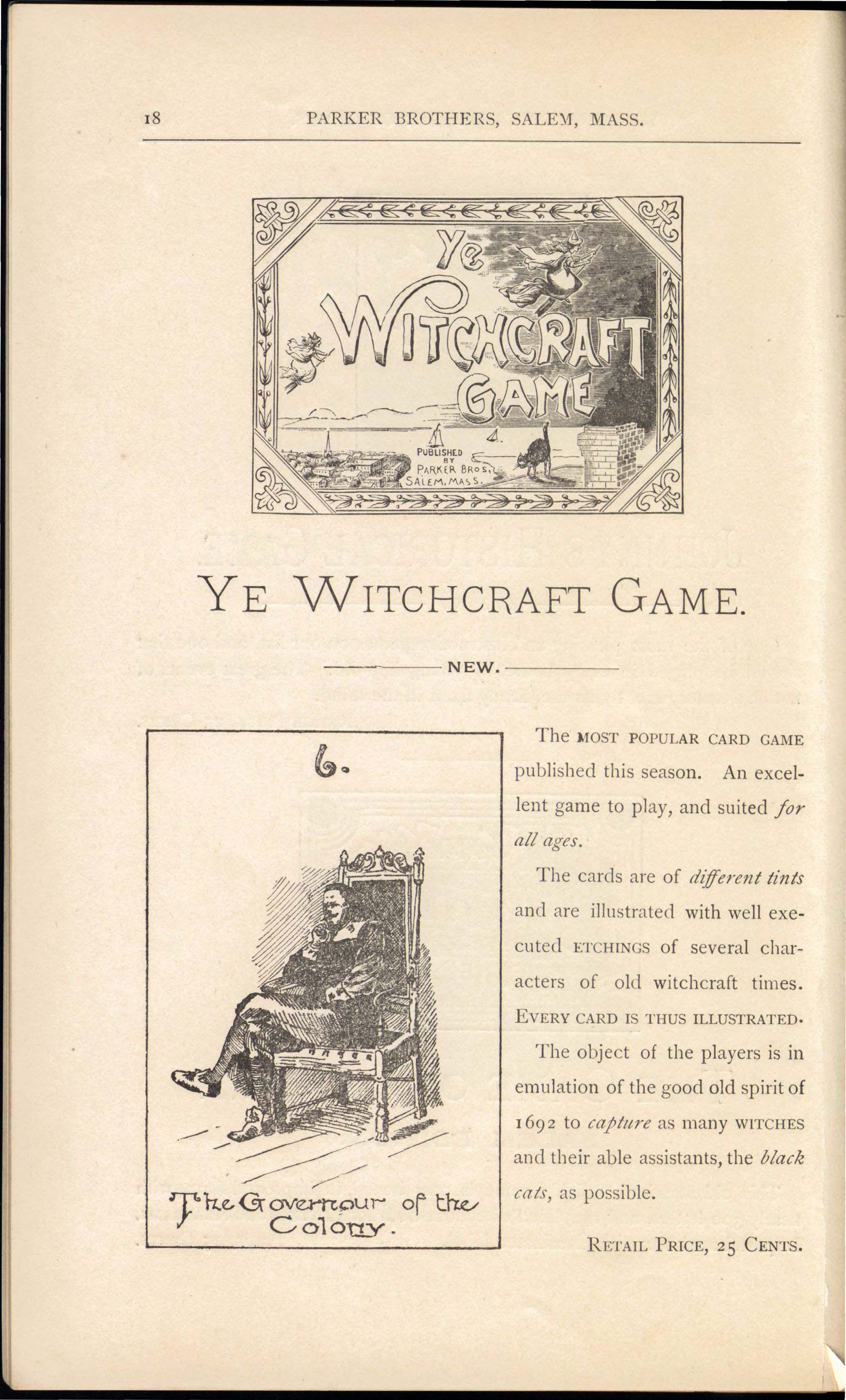 Ye Witchcraft Game box art