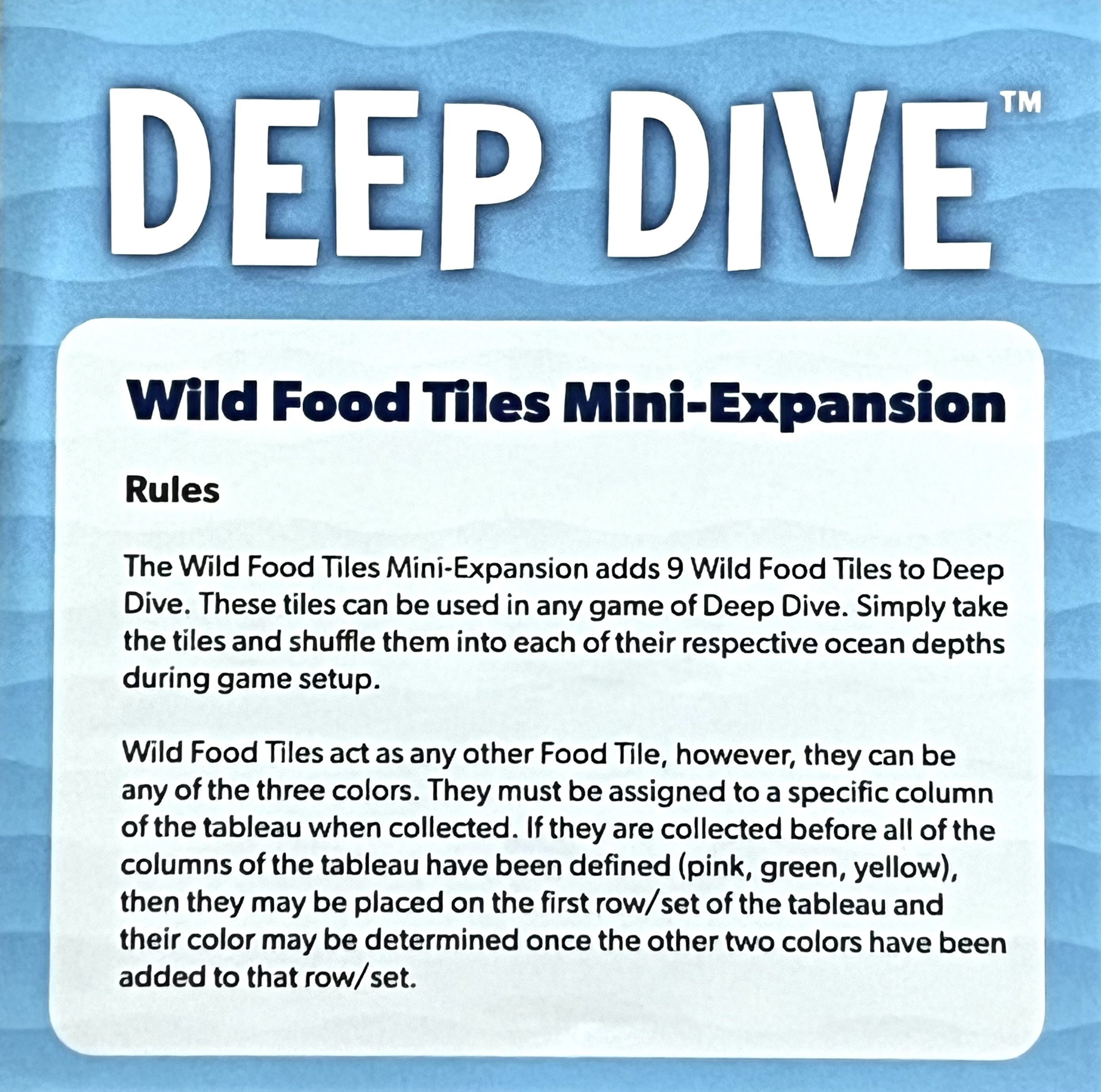 Coperta Deep Dive: Wild Food