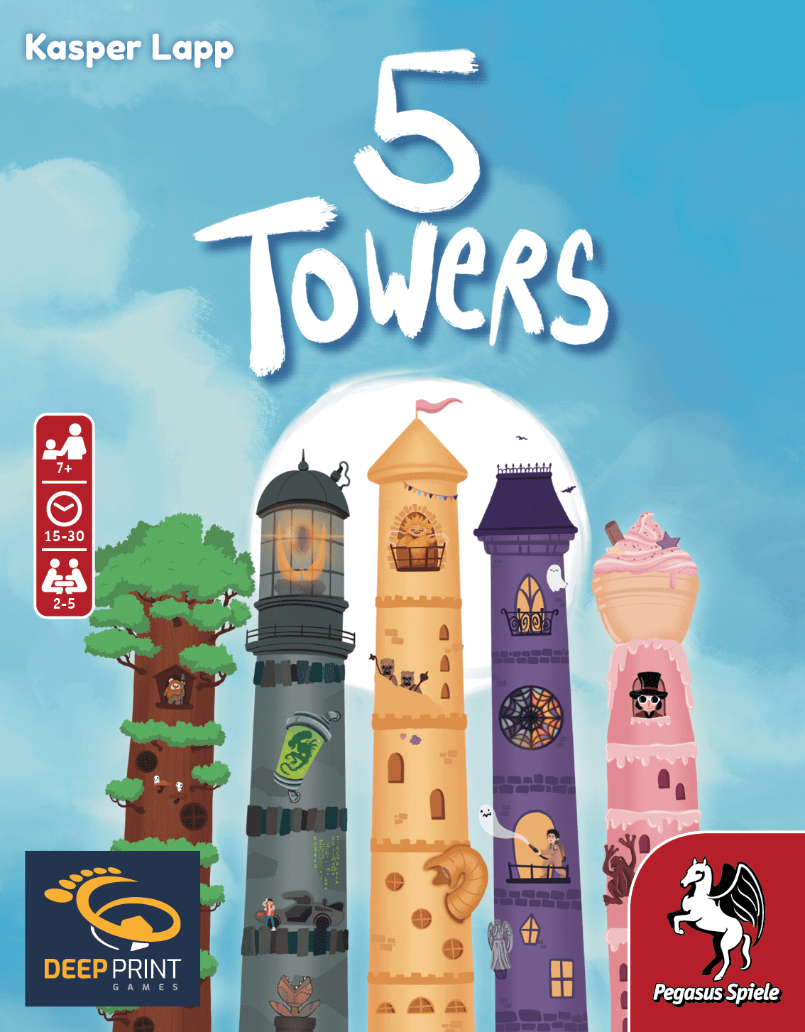 5 Towers box art