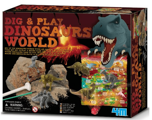 Dig & Play Dinosaurs World box art