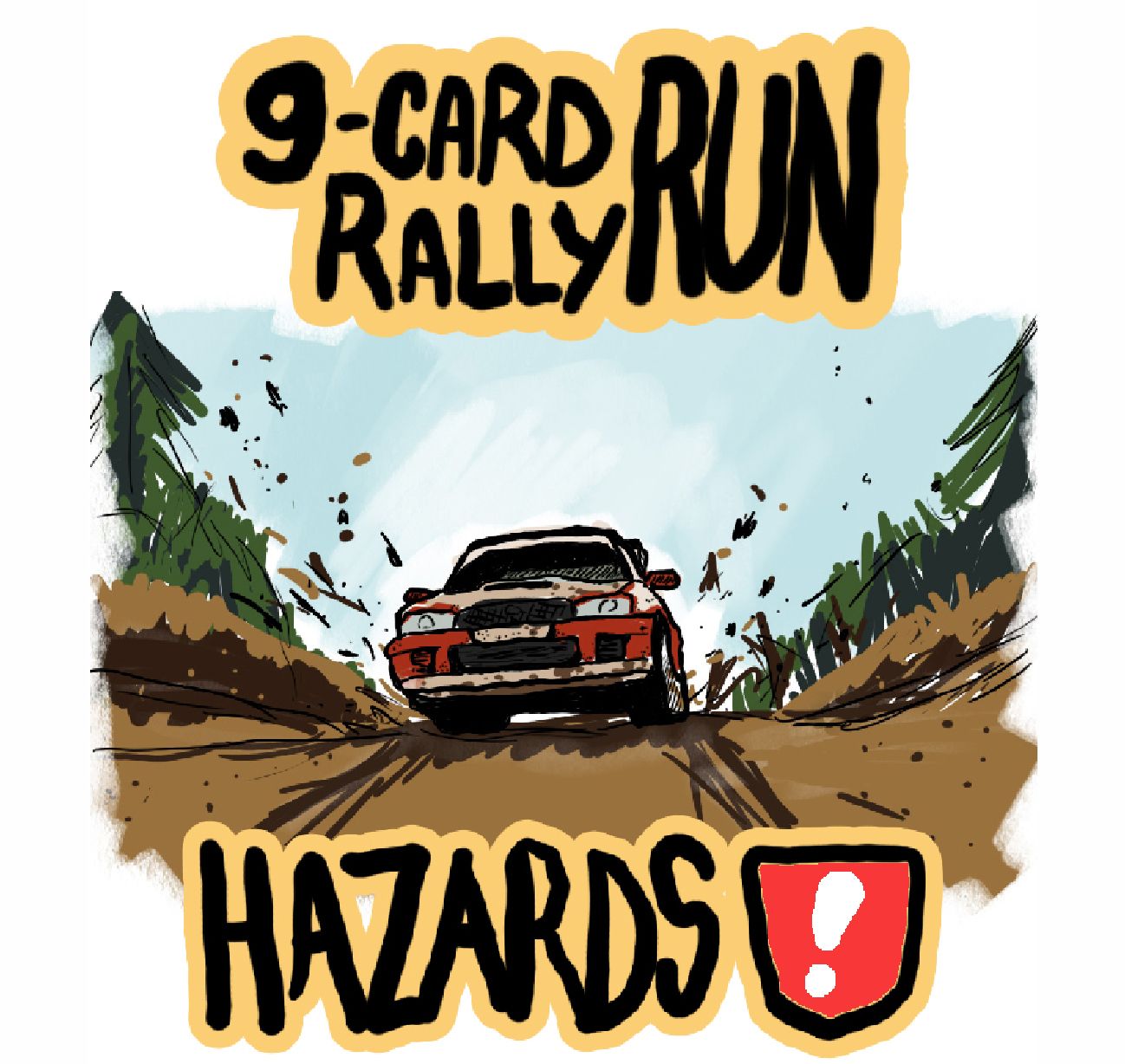 9-Card Rally Run: Hazards Pack box art