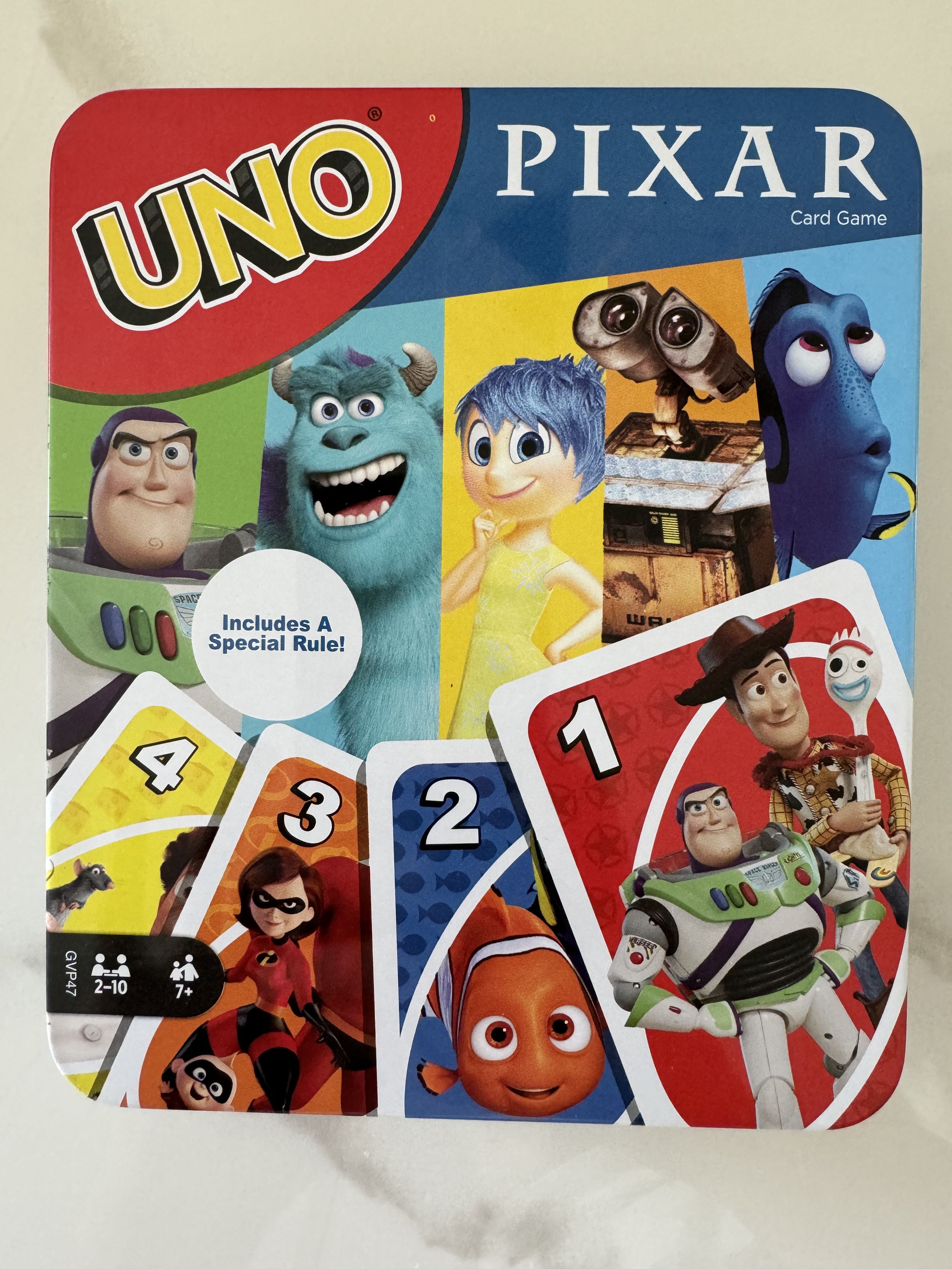 UNO: Pixar Card Game box art