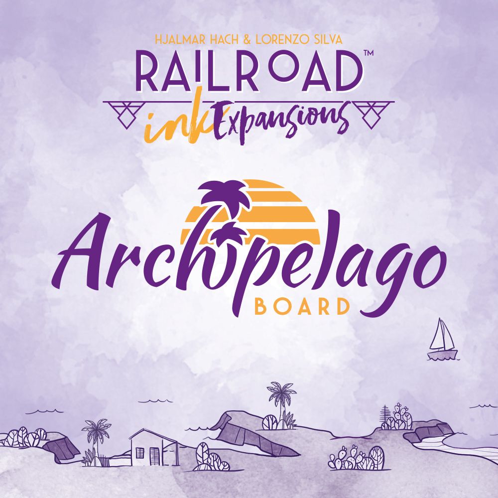 Railroad Ink: Archipelago Boards Set box art