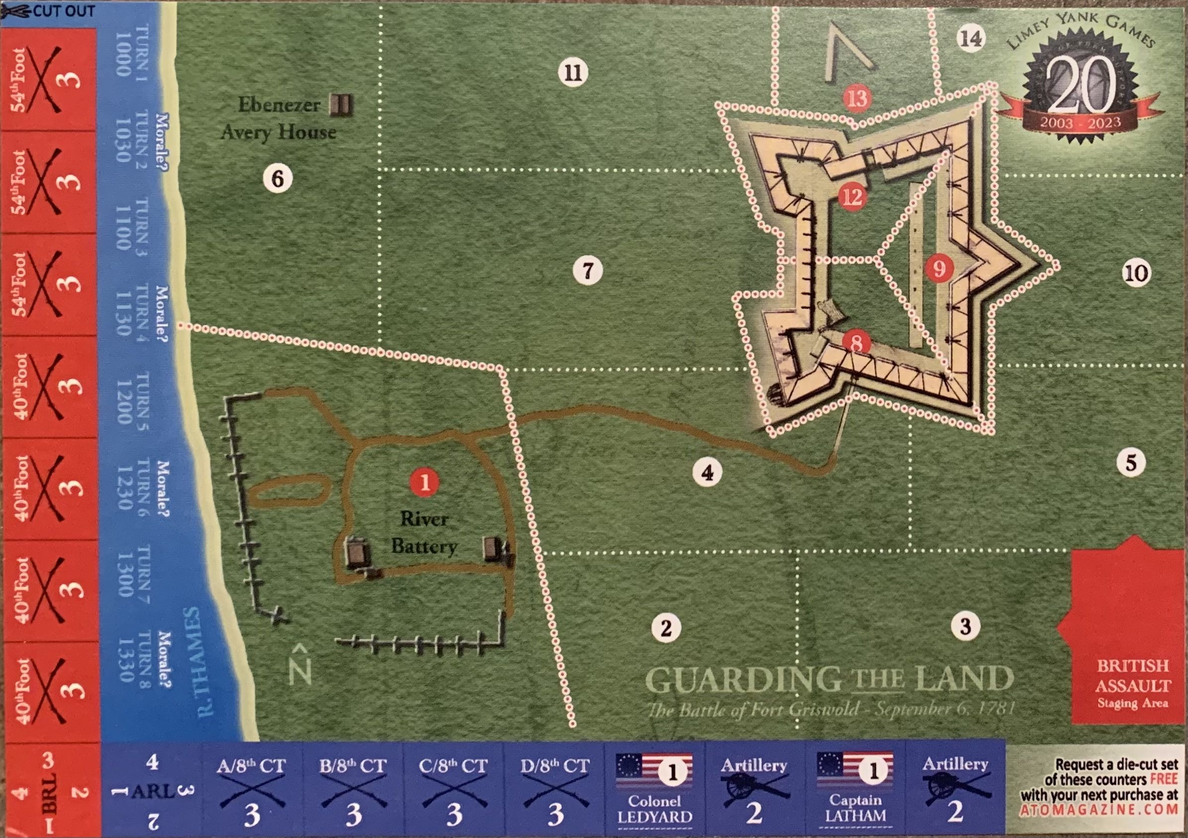 Guarding the Land: The Battle of Fort Griswold, September 6, 1781 doboz