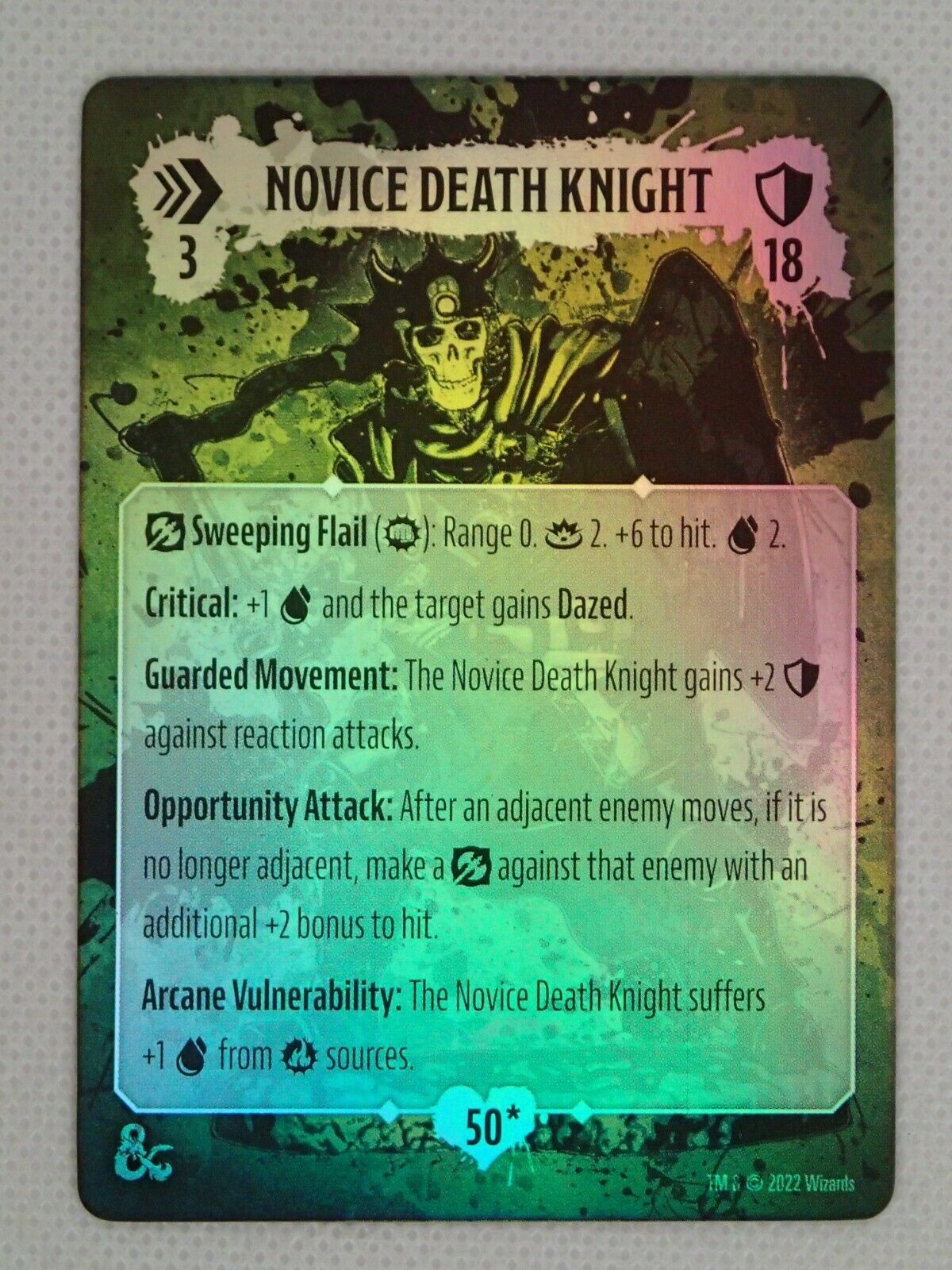Dungeons & Dragons: Onslaught – Death Knight Promo Card Pack doboz