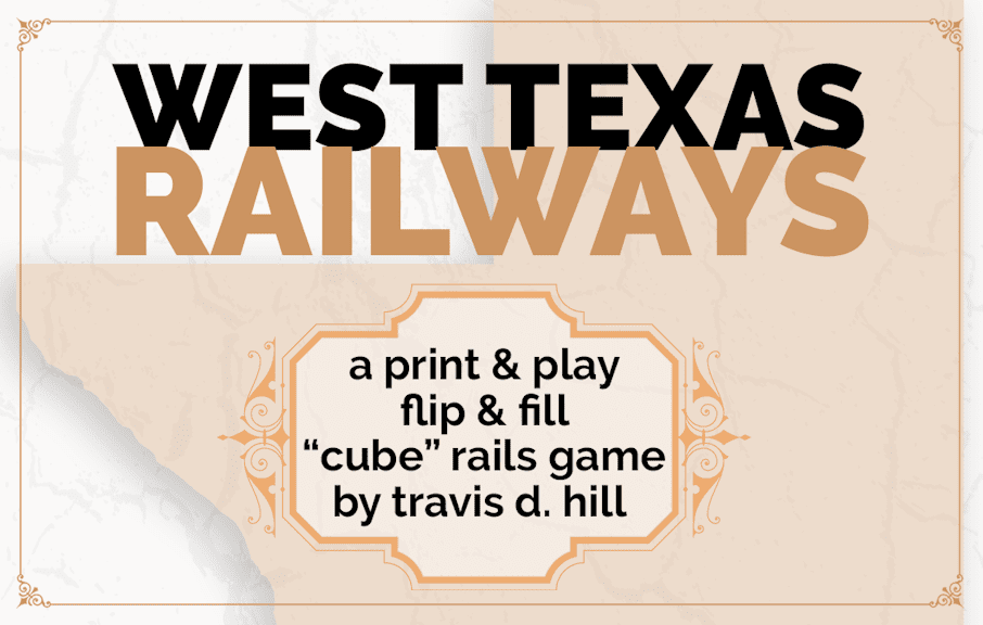 Coperta West Texas Railways