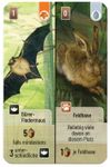 Mischwald: Dürer-Fledermaus / Feldhase Promokarte
