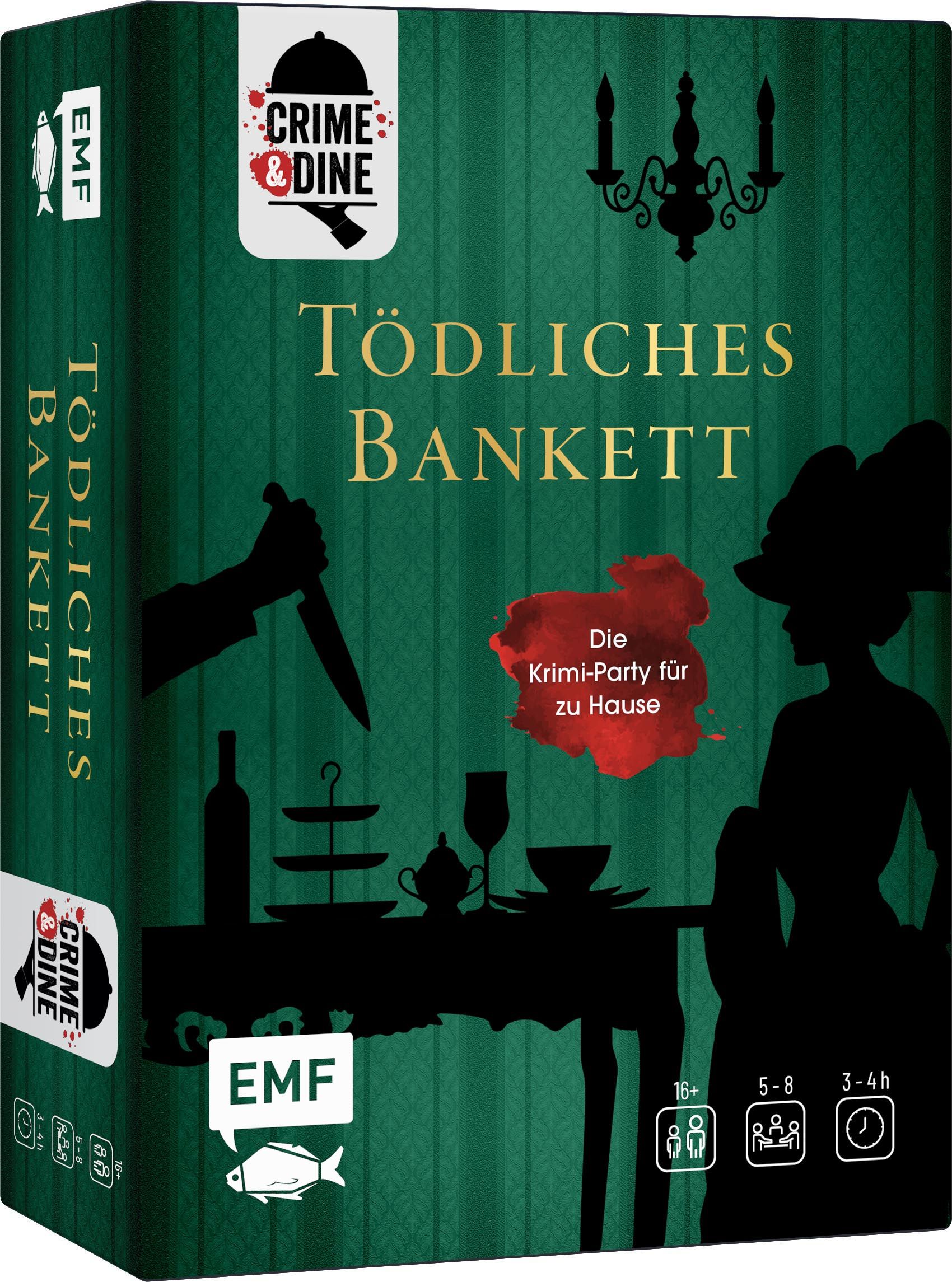 Coperta Crime & Dine: Das Krimi-Dinner-Set – Tödliches Bankett