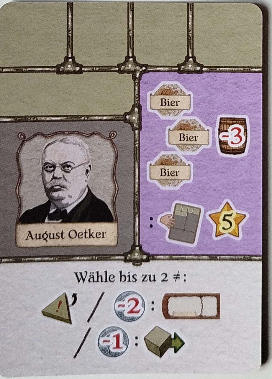 Bier Pioniere: August Oetker Promokarte doboz