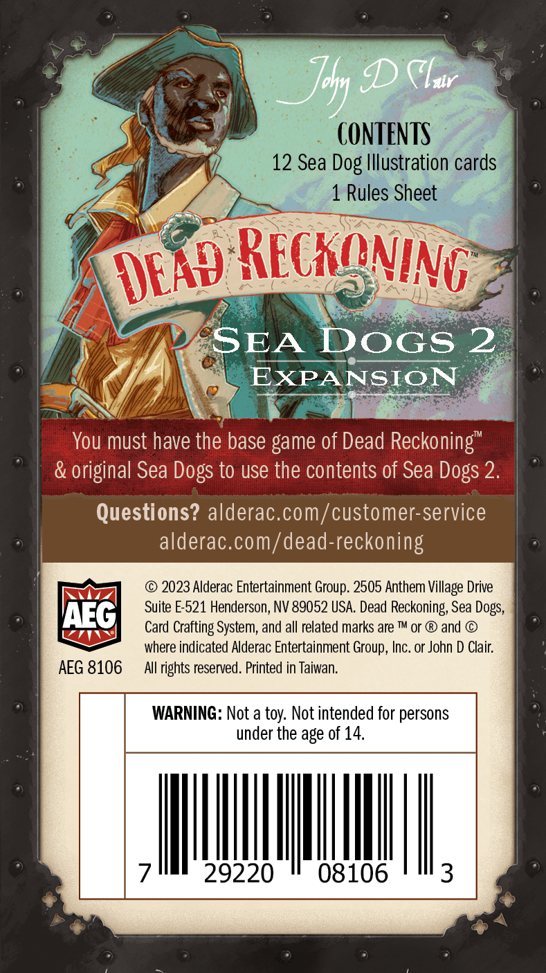 Coperta Dead Reckoning: Sea Dogs Expansion 2