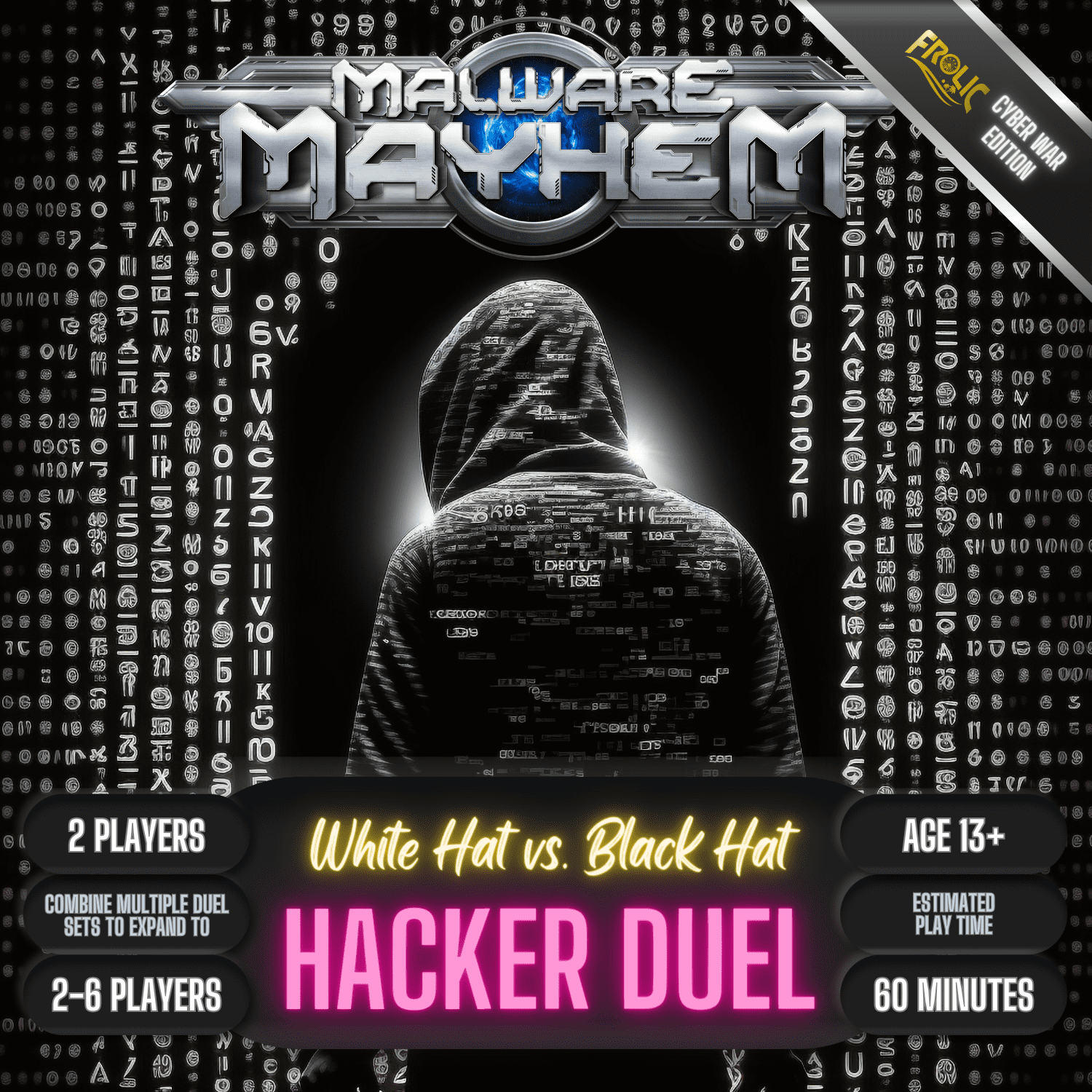 Malware Mayhem Hacker Duel: Cyber War Edition box art