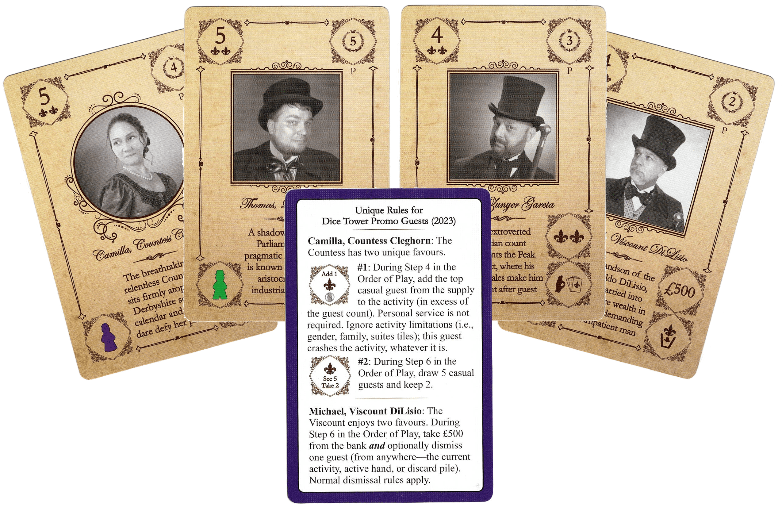 Coperta Obsession: Dice Tower Promo Guests