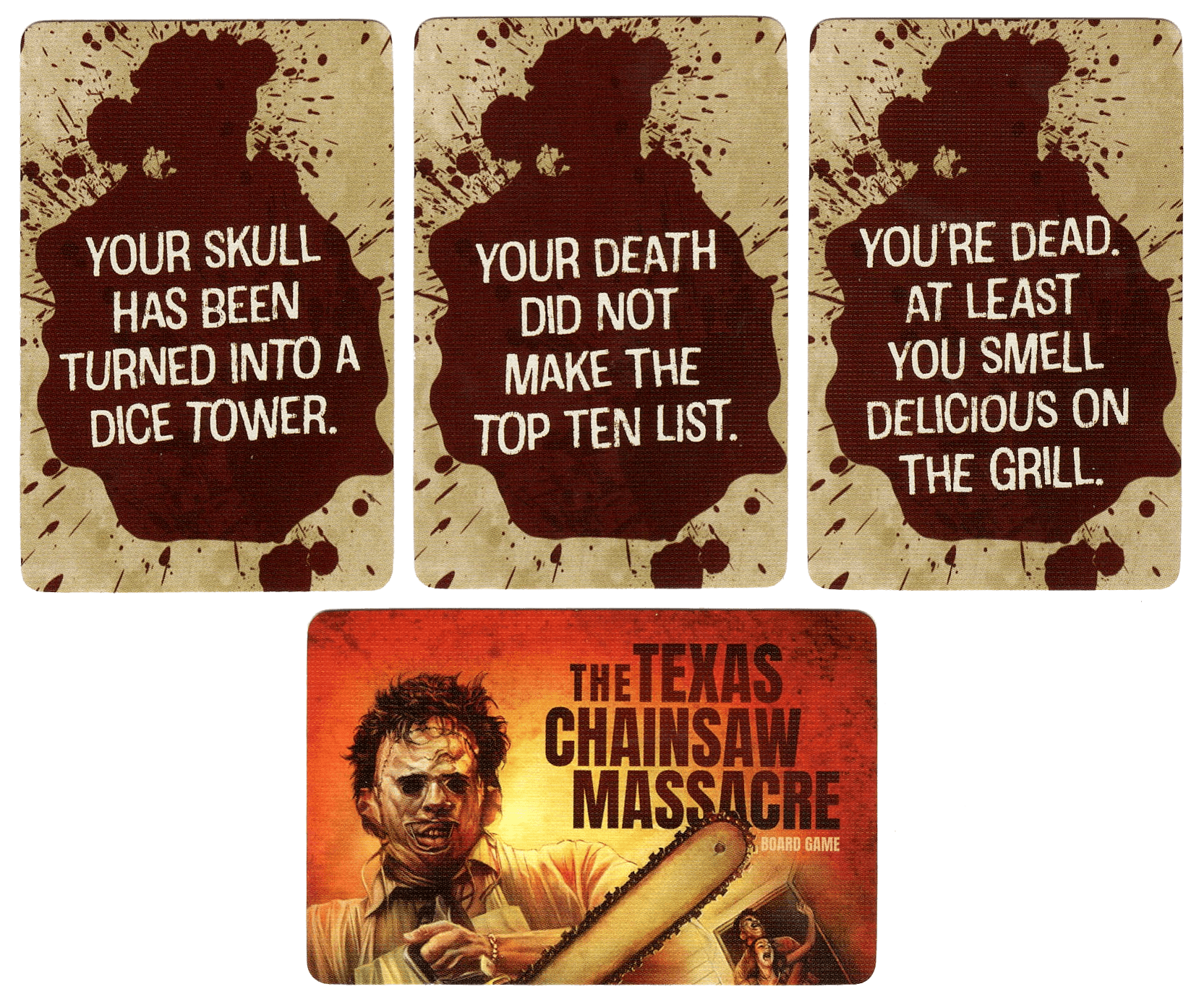 The Texas Chainsaw Massacre Board Game: Dice Tower 2023 Promo Death Cards box art