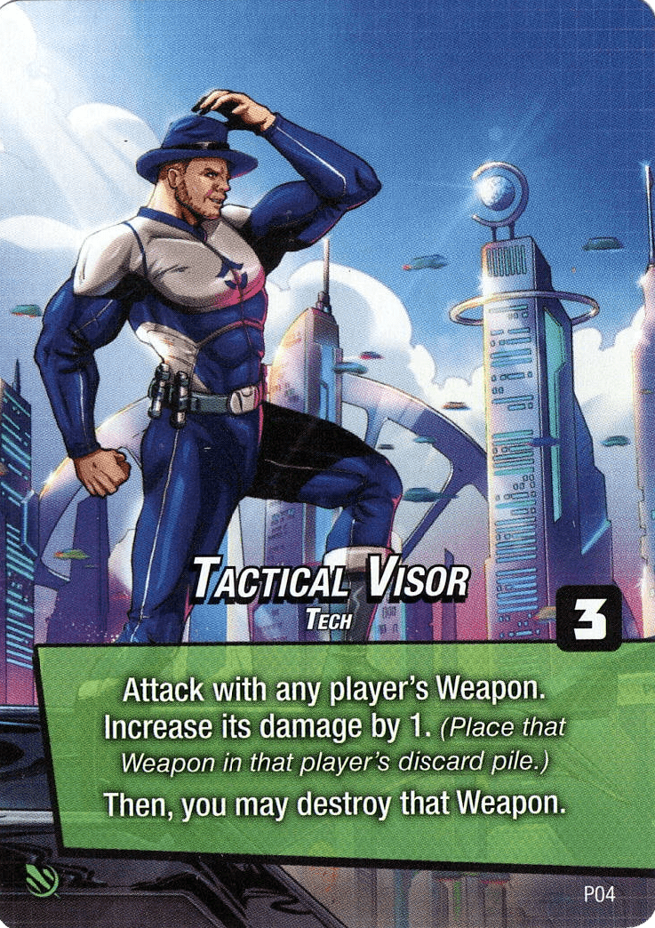 Astro Knights: Tactical Visor Promo Card box art