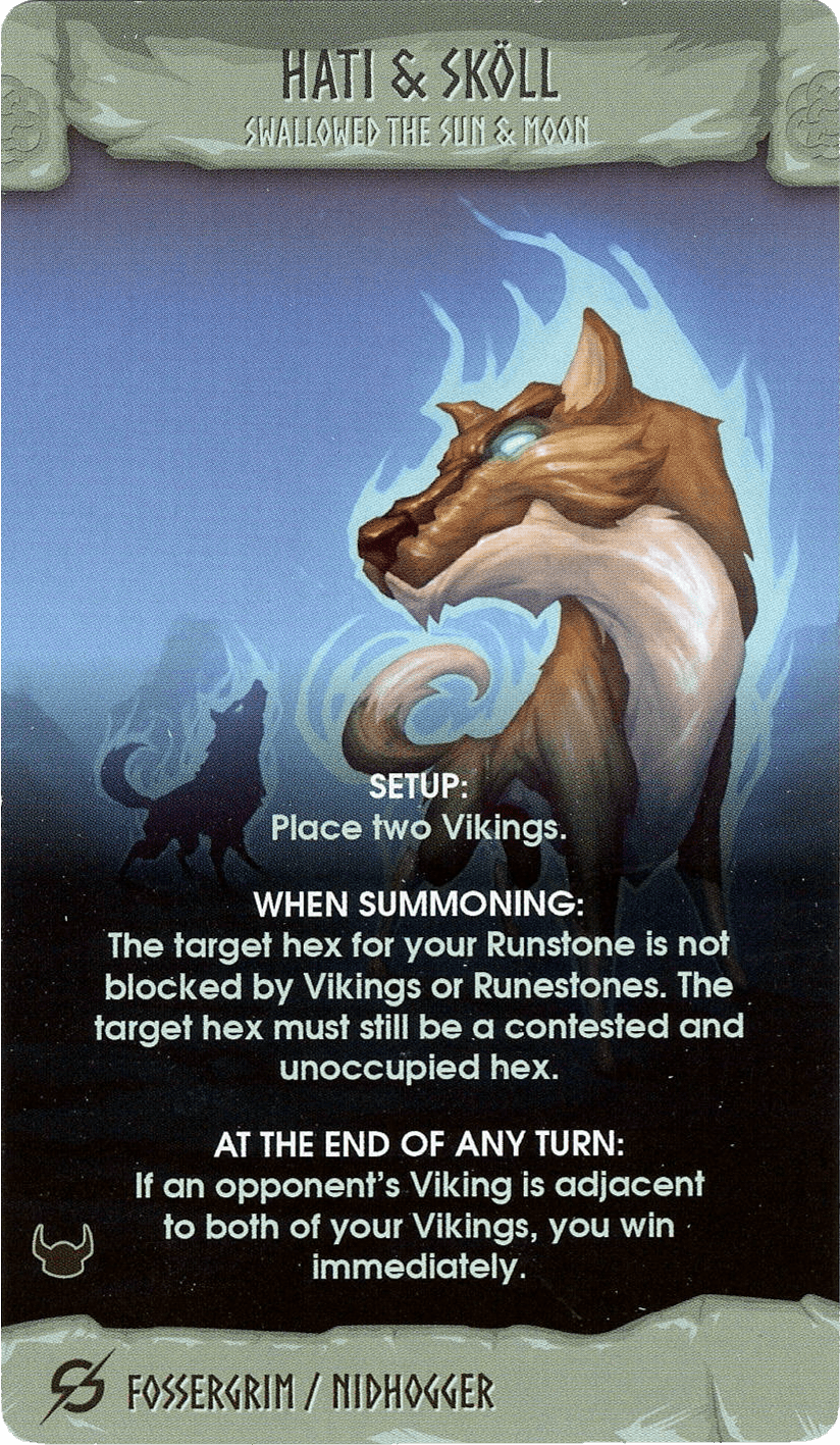 Coperta Ragnarocks: Hati & Skoll Promo Card