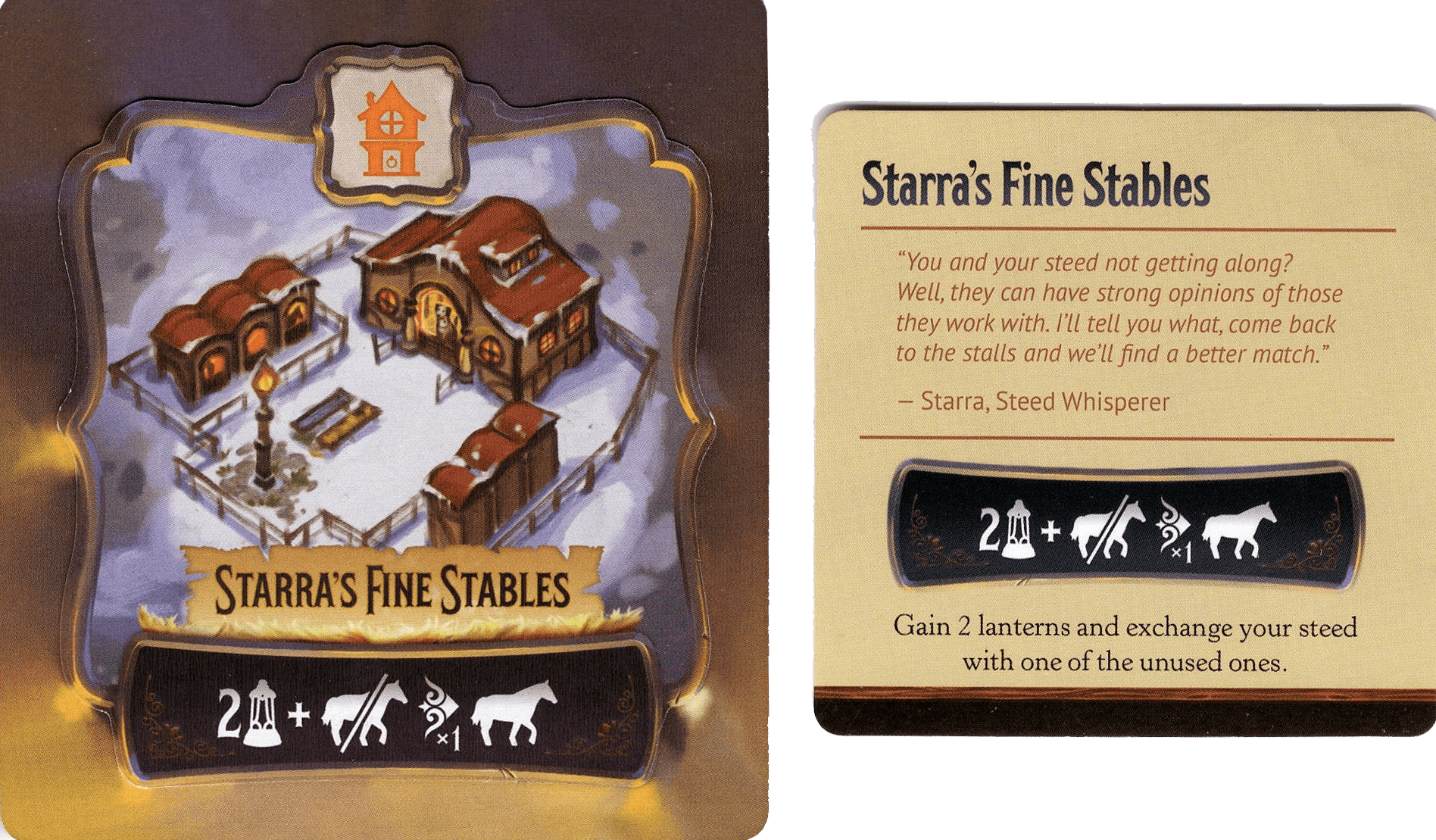 Merchants of the Dark Road: Starra's Fine Stables/The Delvers' Guild Promo doboz