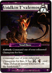 Ascension Tactics: Miniatures Deckbuilding Game – Voidkin T'valemos Promo Card