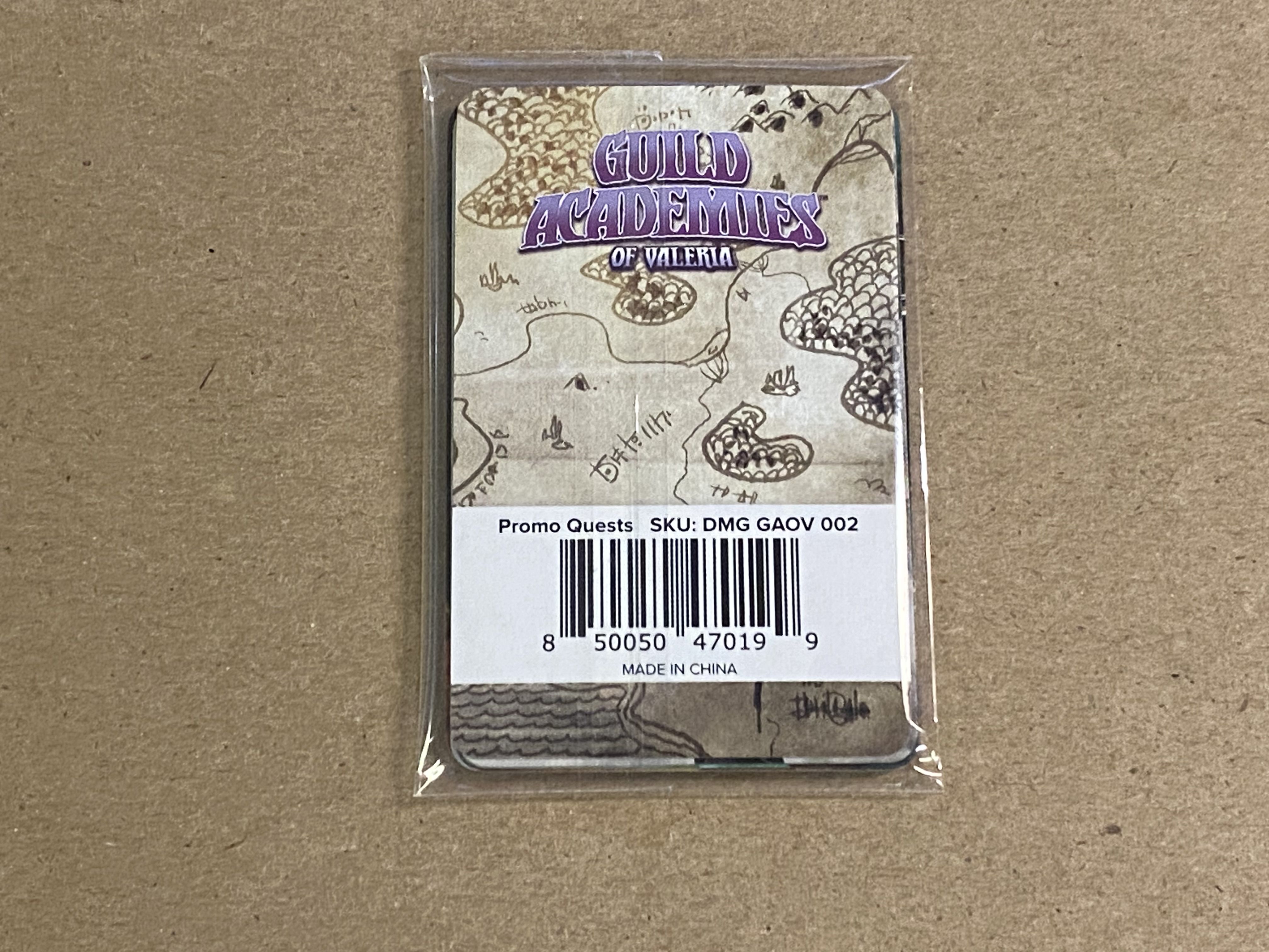 Guild Academies of Valeria: Promo Quests box art
