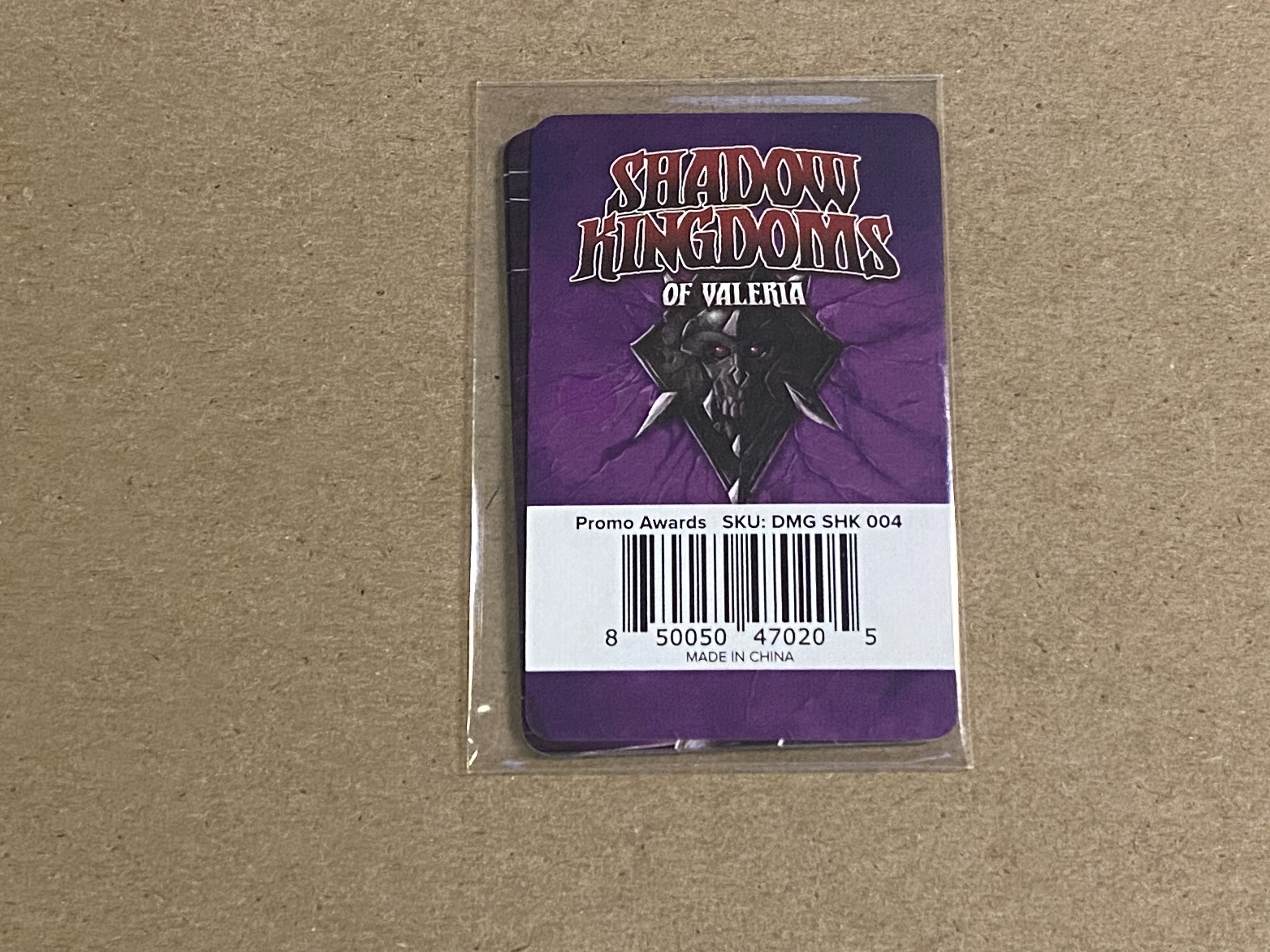 Shadow Kingdoms of Valeria: Promo Awards box art
