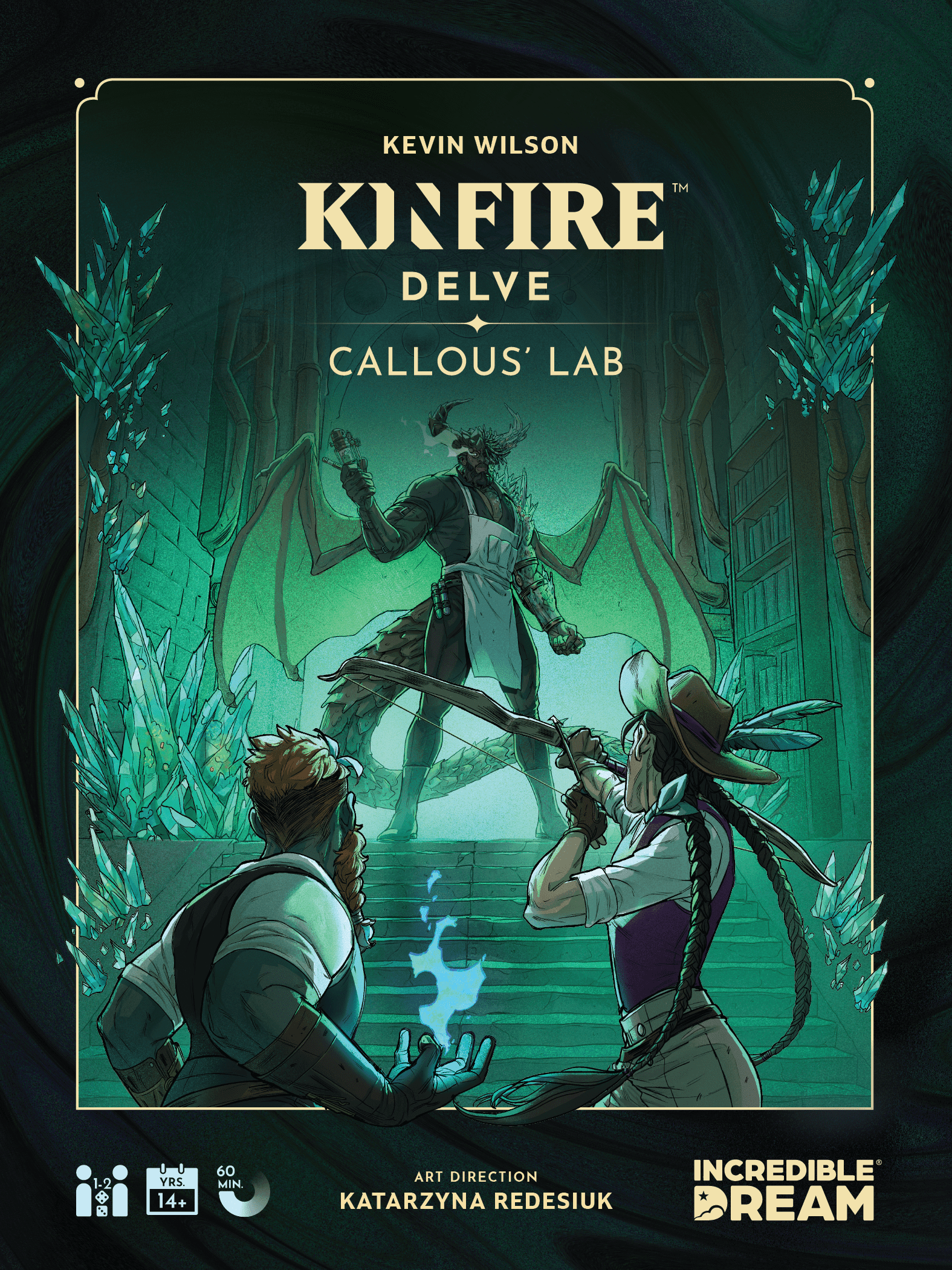 Kinfire Delve: Callous' Lab box art