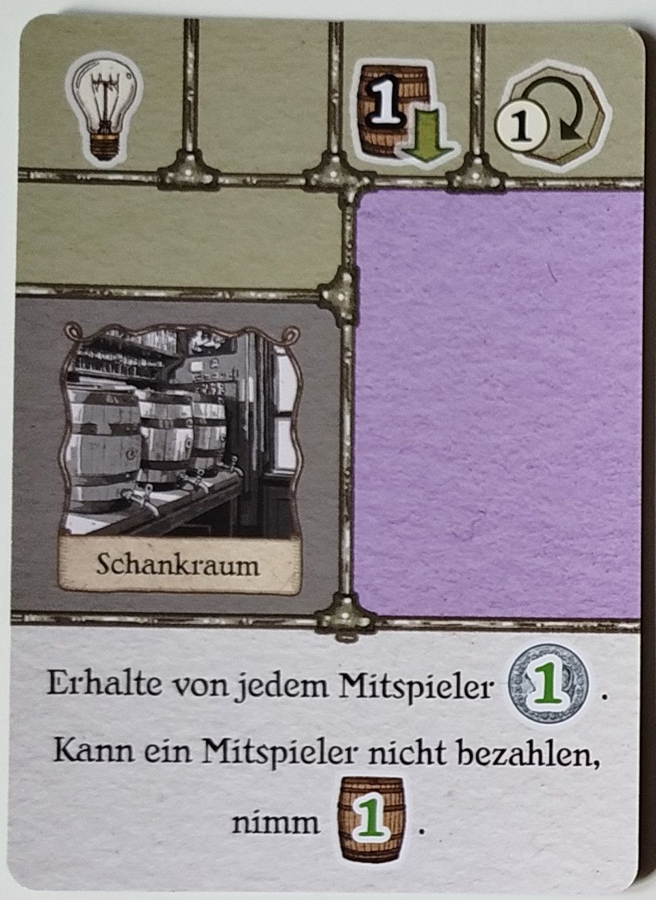 Bier Pioniere: Schankraum Promokarte box art