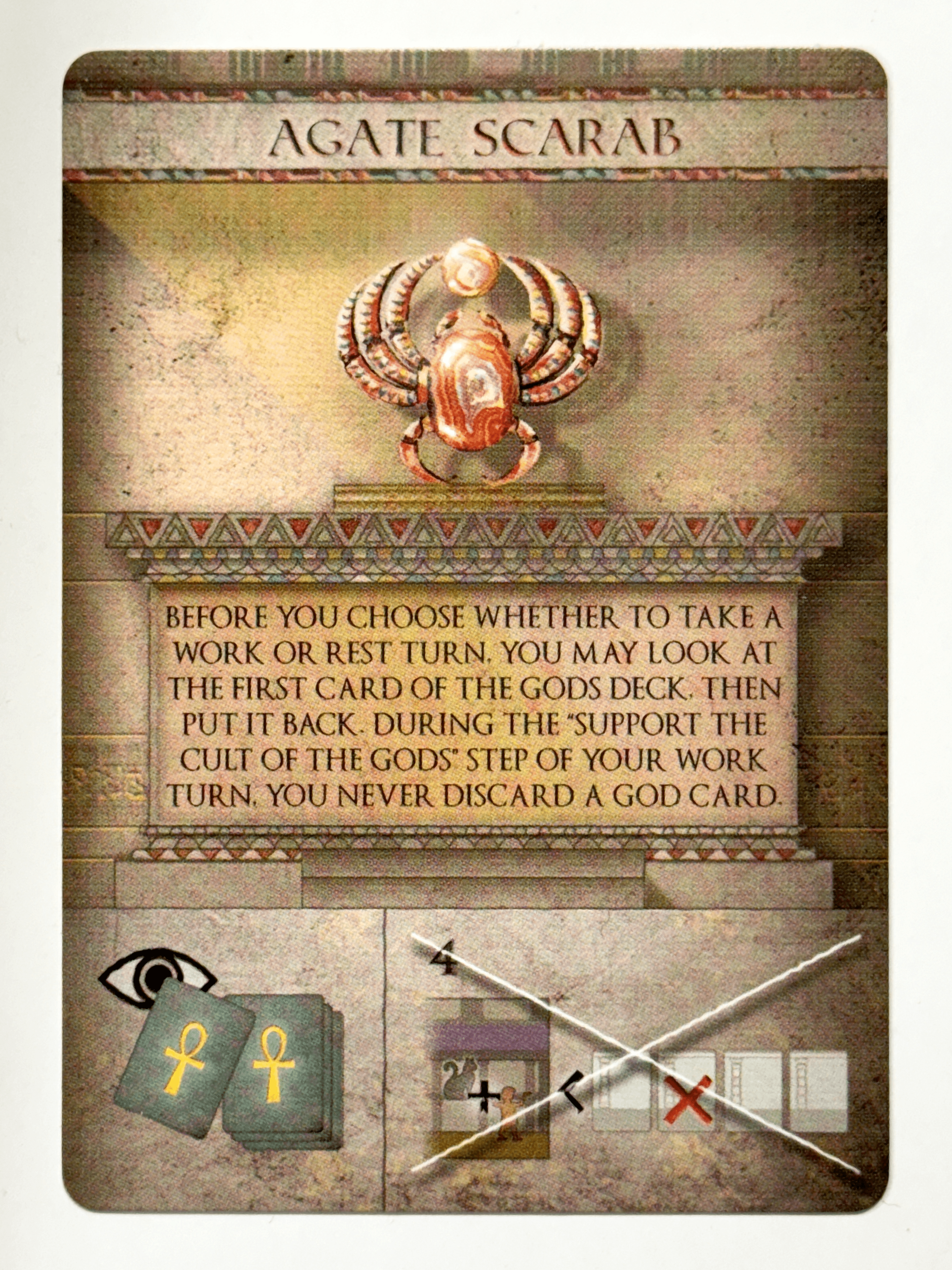 Pyramidice: Agate Scarab Promo Card box art