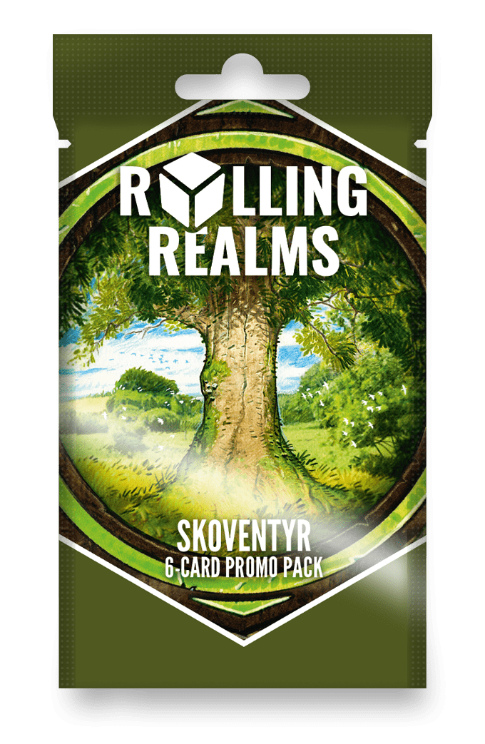 Rolling Realms: Skoventyr Promo Pack doboz