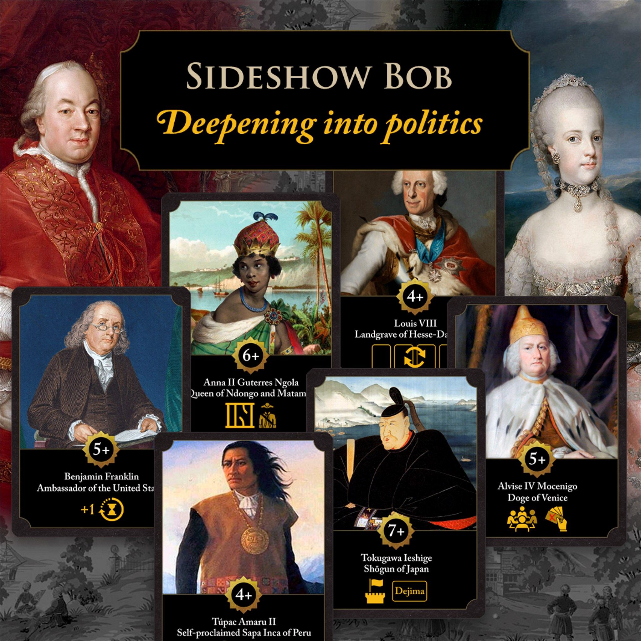 Colonial 1700-1800: Sideshow Bob box art
