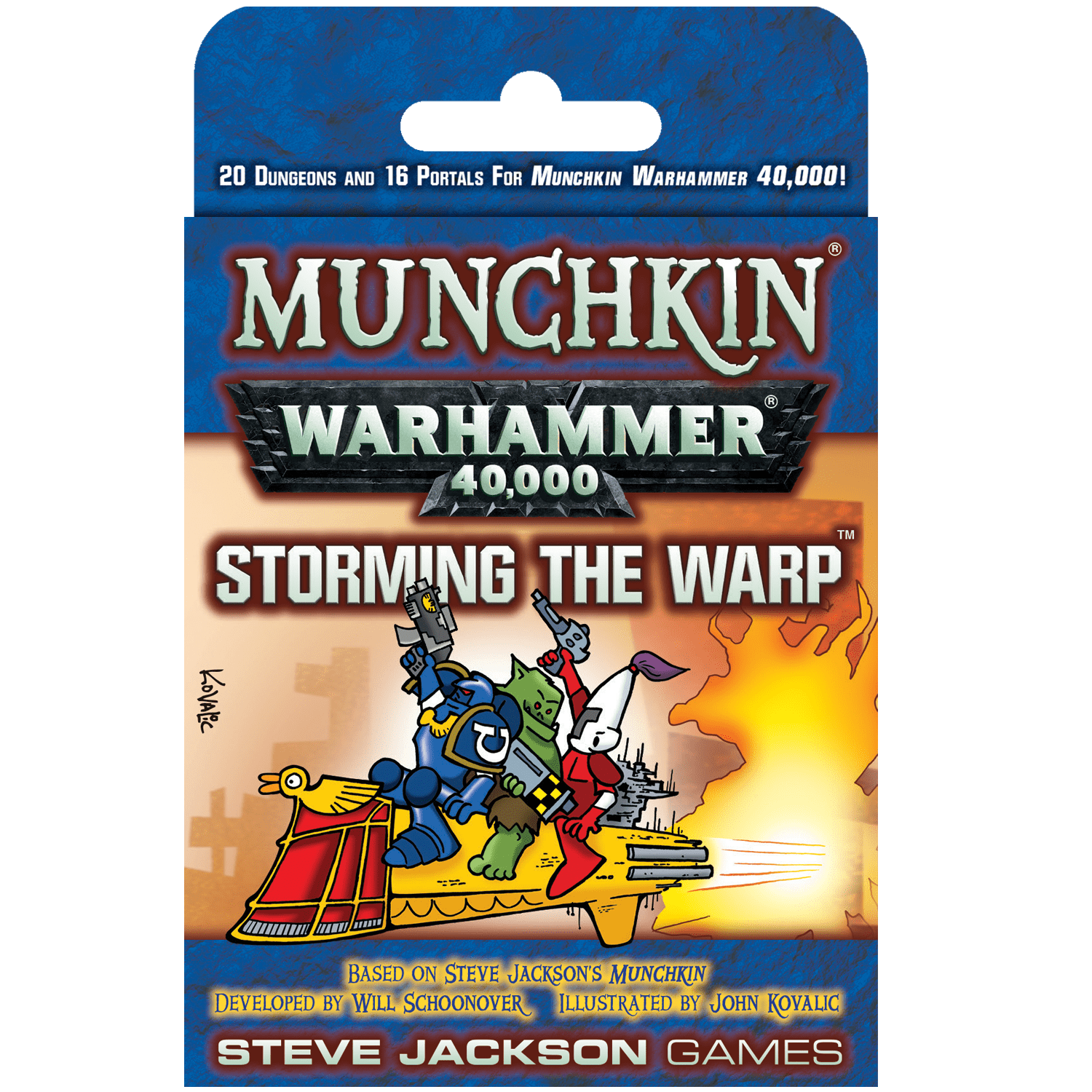 Munchkin Warhammer 40,000: Storming the Warp box art