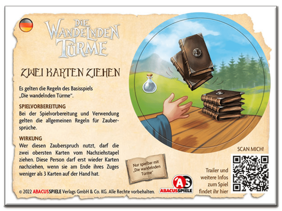 Coperta Wandering Towers: Draw Two Cards Promo Card