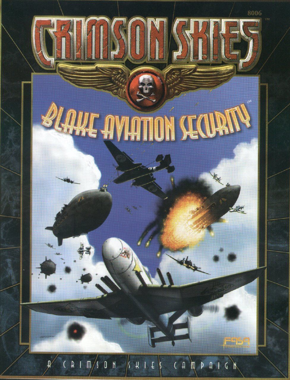 Crimson Skies: Blake Aviation Security box art