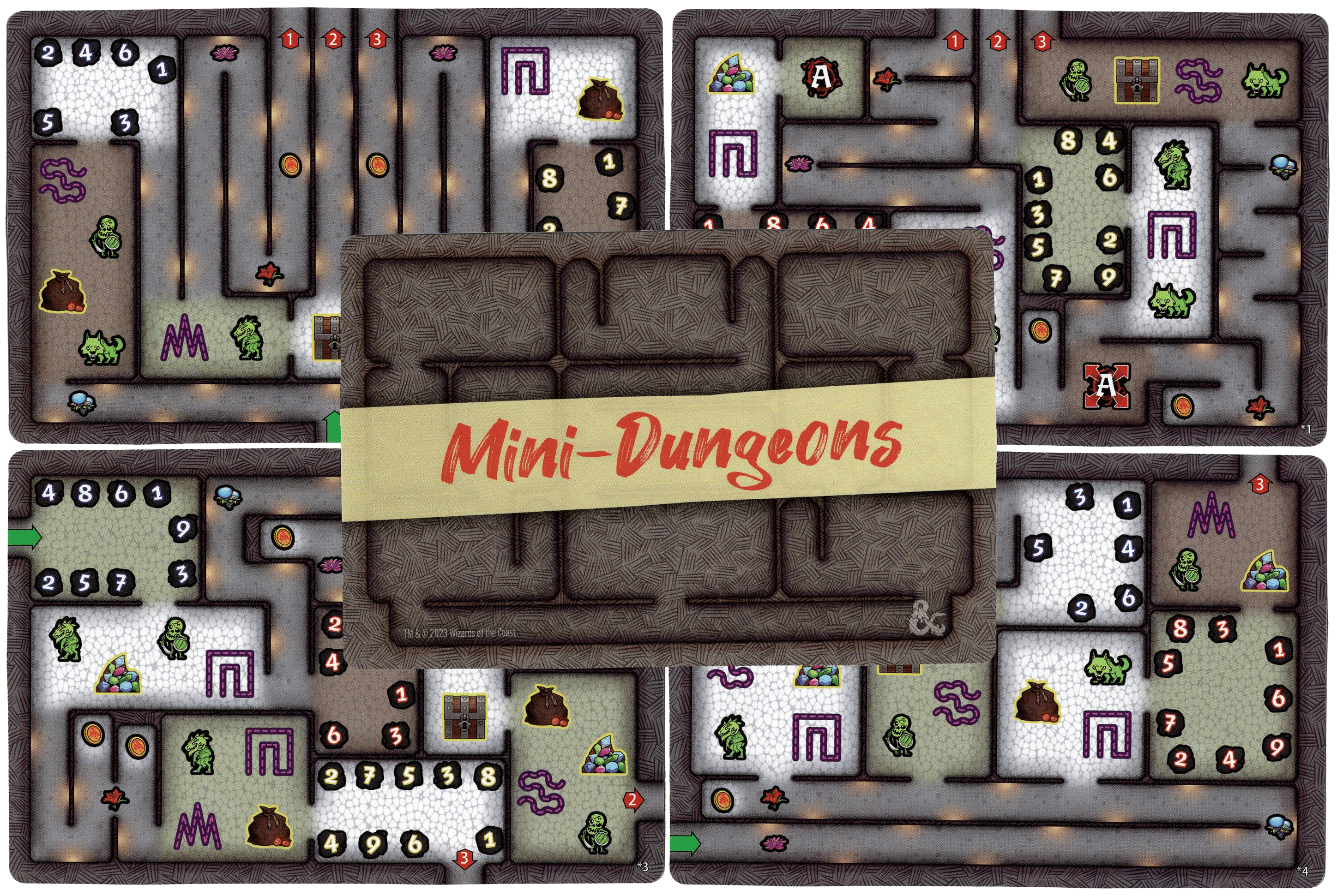 Dungeons & Dragons: Dungeon Scrawlers – Heroes of Waterdeep: Mini-Dungeons Promo Pack doboz