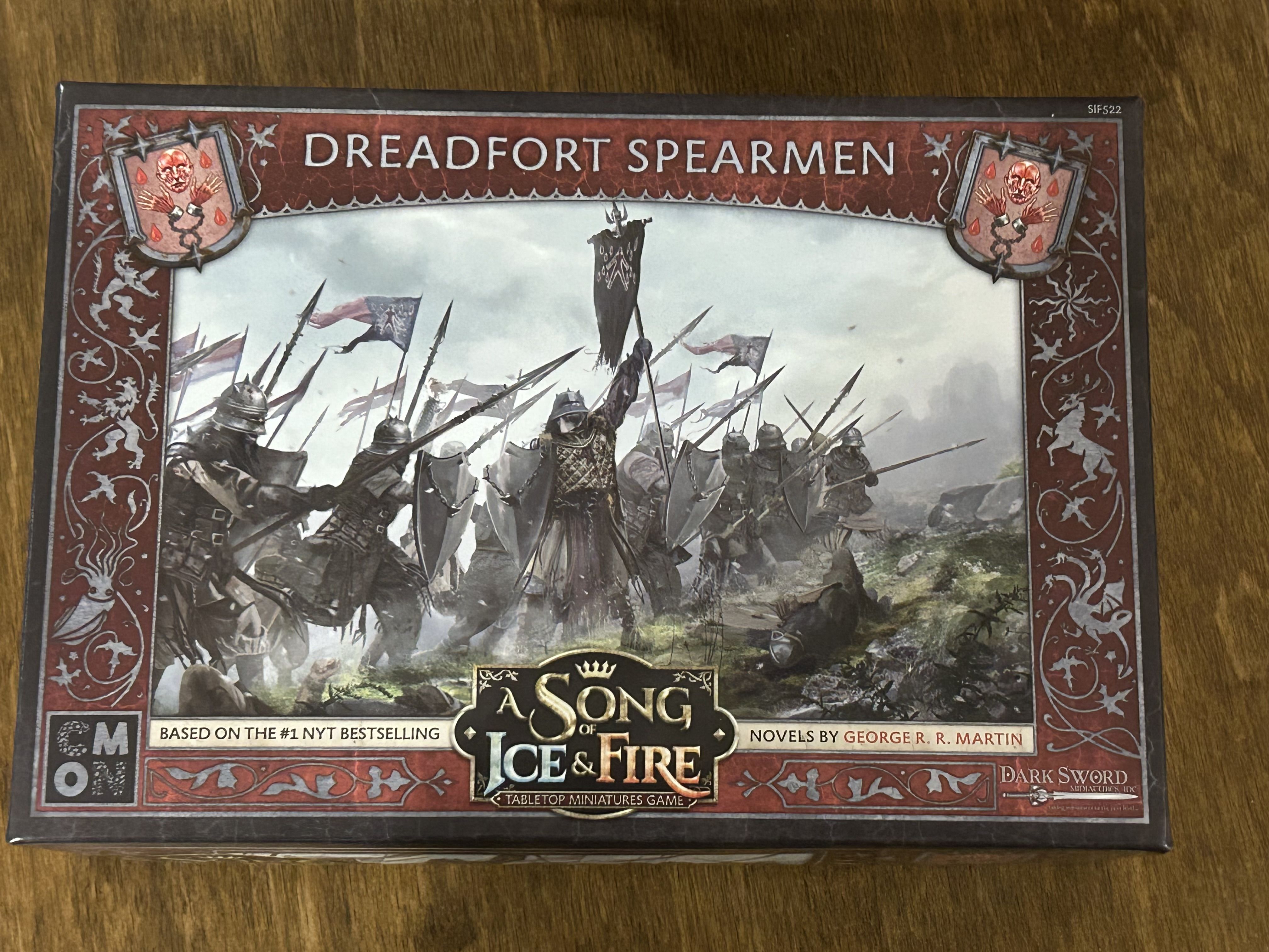 Coperta A Song of Ice & Fire: Tabletop Miniatures Game – Dreadfort Spearmen
