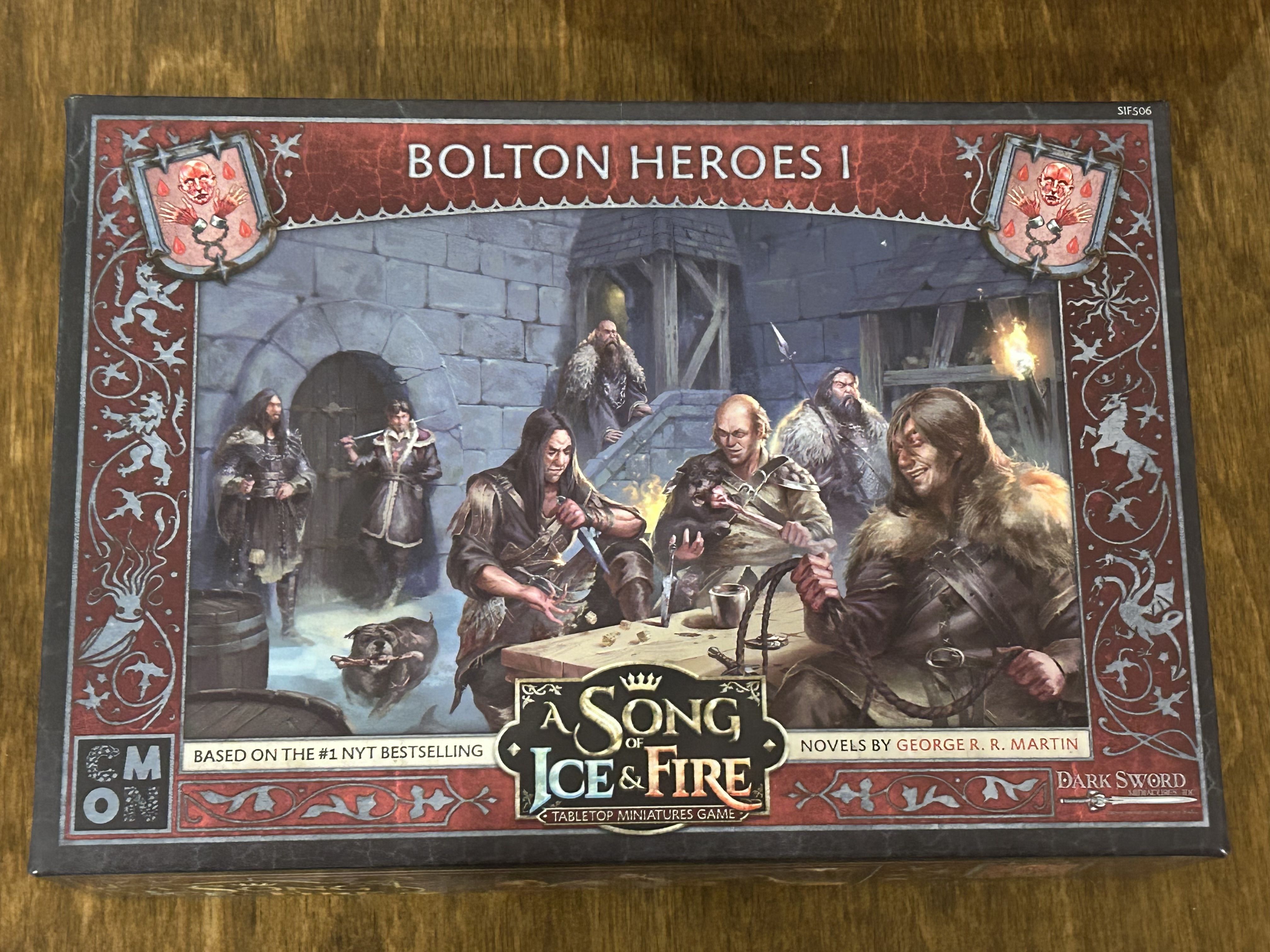 A Song of Ice & Fire: Tabletop Miniatures Game – Bolton Heroes 1 box art