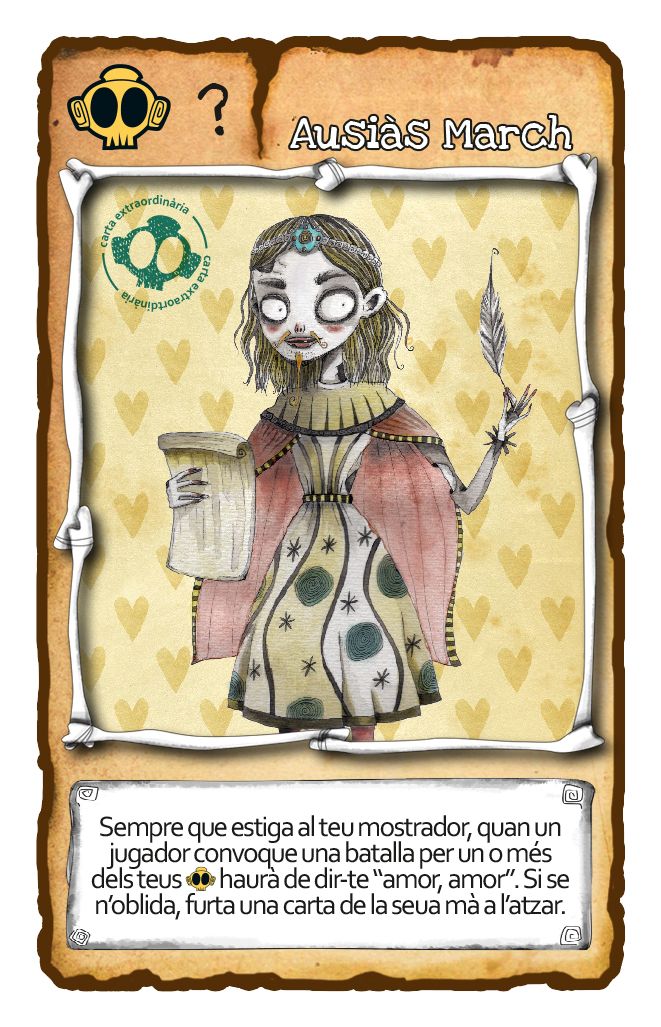 La Fallera Calavera: Ausiàs March (Promo Card) box art