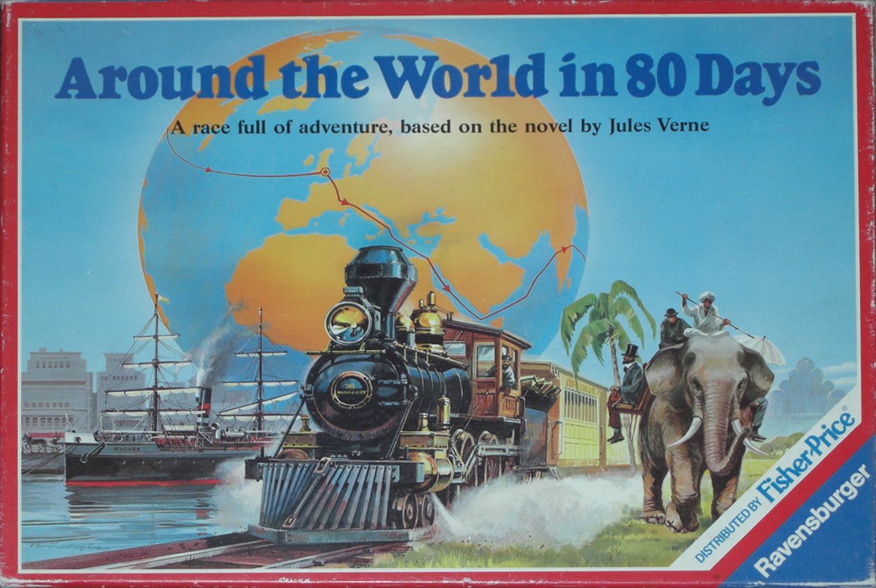 Around the World in 80 Days doboz