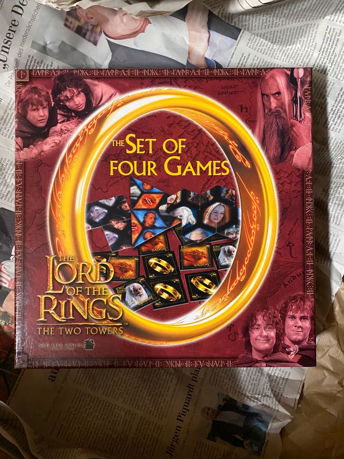 Coperta The Lord of the Rings: The Two Towers – The Set of Four Games