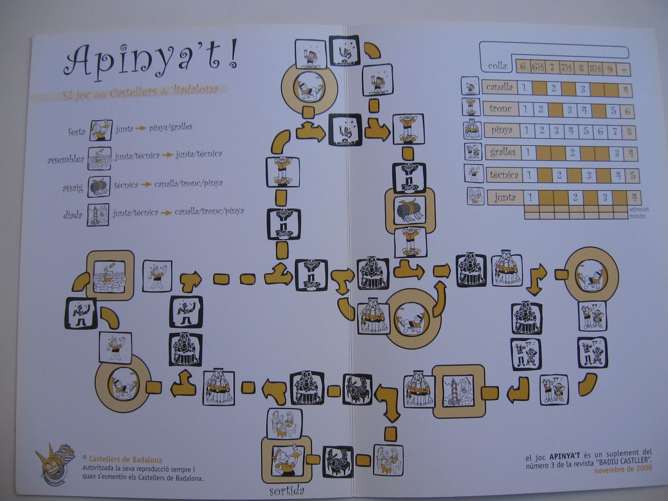 Apinya't: El Joc dels Castellers de Badalona box art