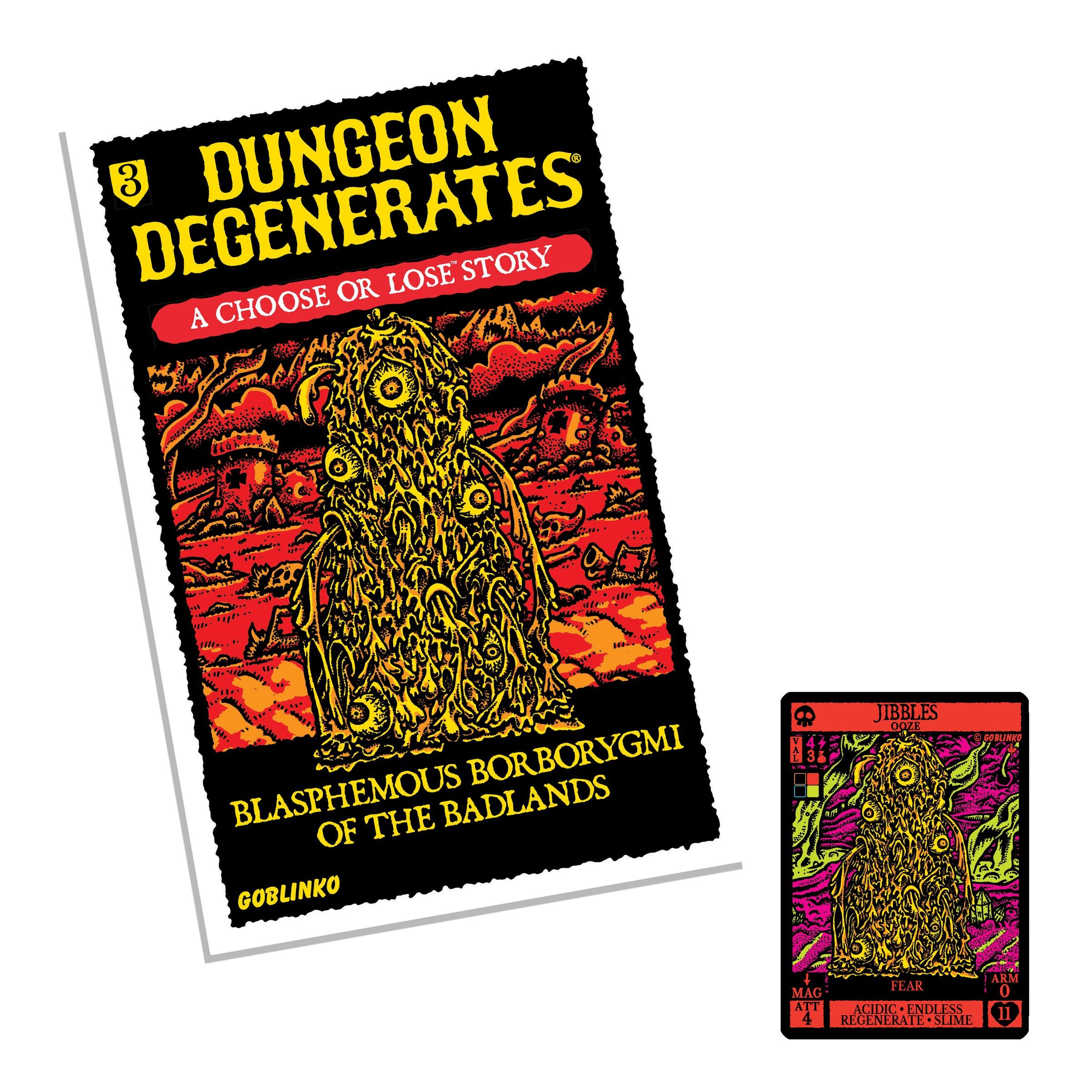 Dungeon Degenerates: Blasphemous Borborygmi of the Badlands doboz