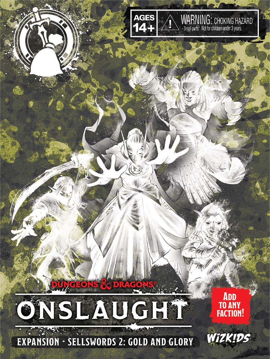 Dungeons & Dragons: Onslaught – Expansion: Sellswords 2 – Gold and Glory box art